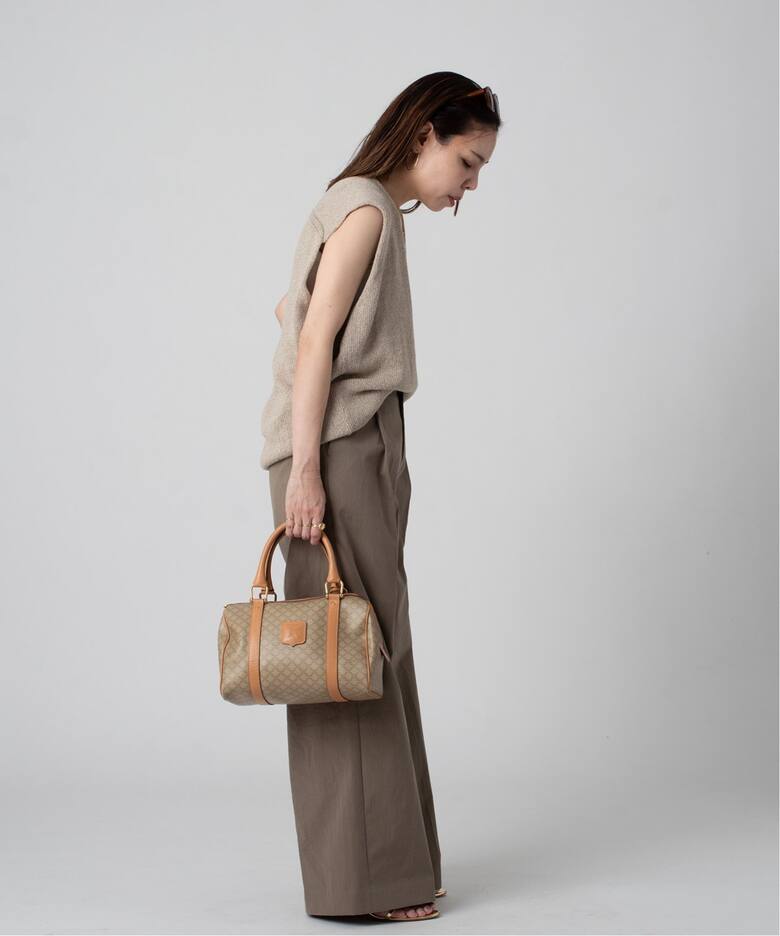 VINTAGE CELINE/セリーヌ】macadam ボストンバッグ 25（ボストンバッグ 