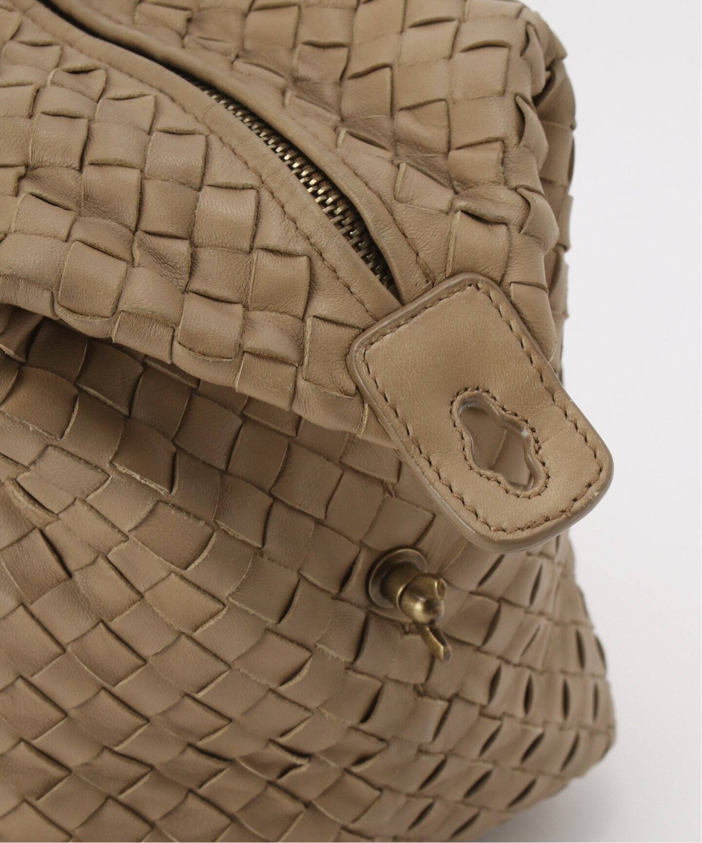 BOTTEGA VENETA ボストンバッグ ベージュ ボッテガヴェネタ レザー ボストンバッグ ベージュ AP063613