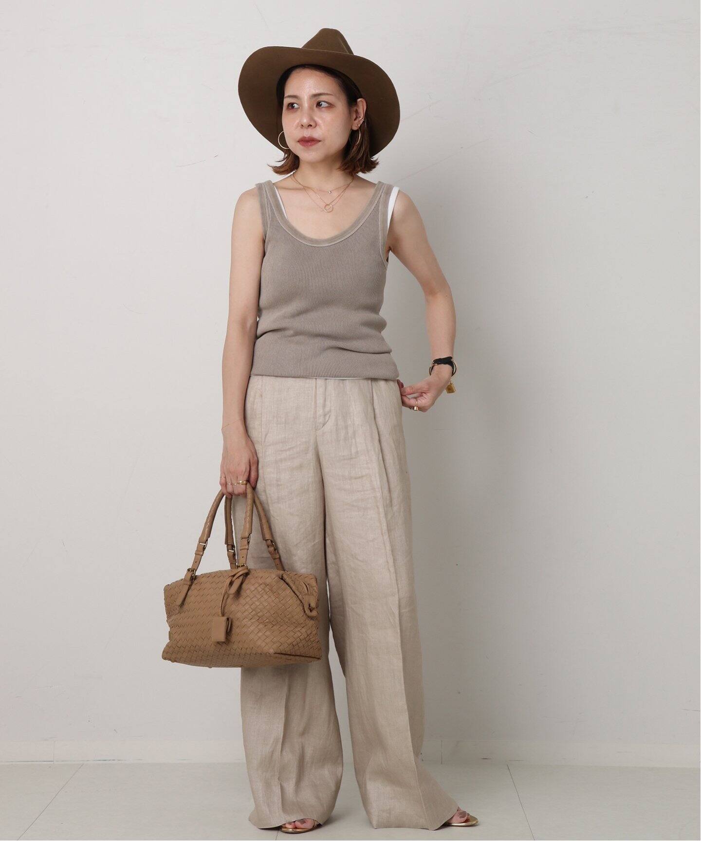 BOTTEGA VENETA ボストンバッグ ベージュ VINTAGE BOTTEGA VENETA/ボッテガ ヴェネタ】ボストンバッグ