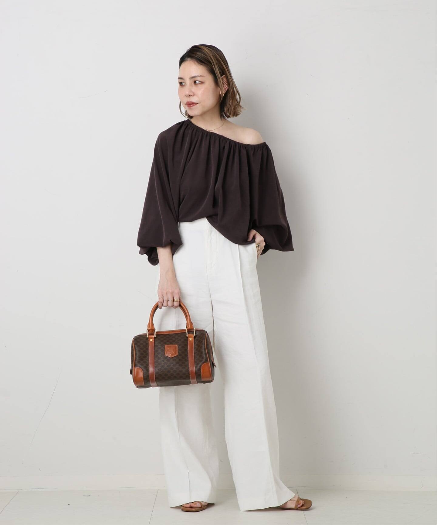 VINTAGE CELINE/セリーヌ】マカダム ボストンバッグ 25（ボストン