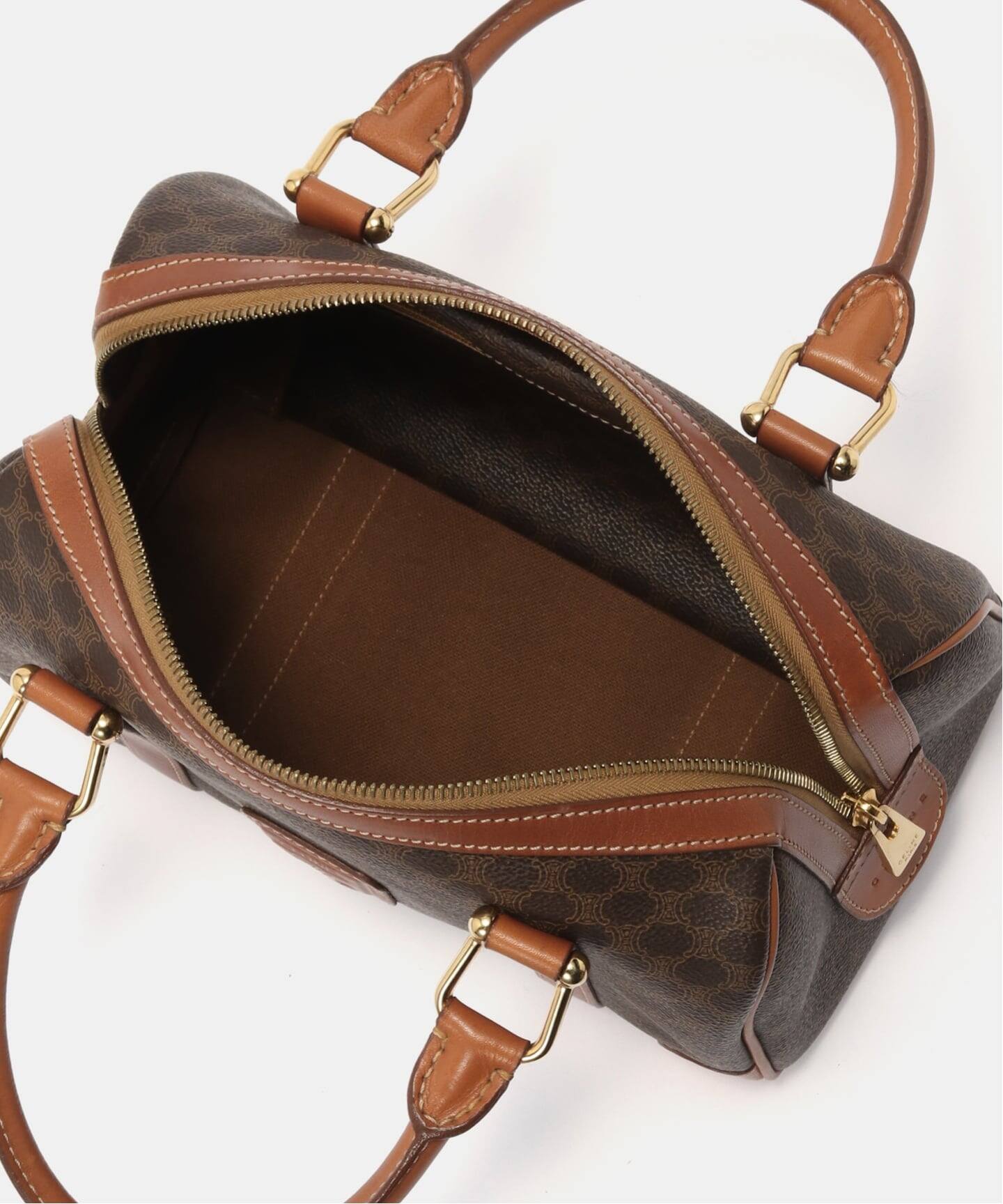VINTAGE CELINE/セリーヌ】マカダム ボストンバッグ 25（ボストン