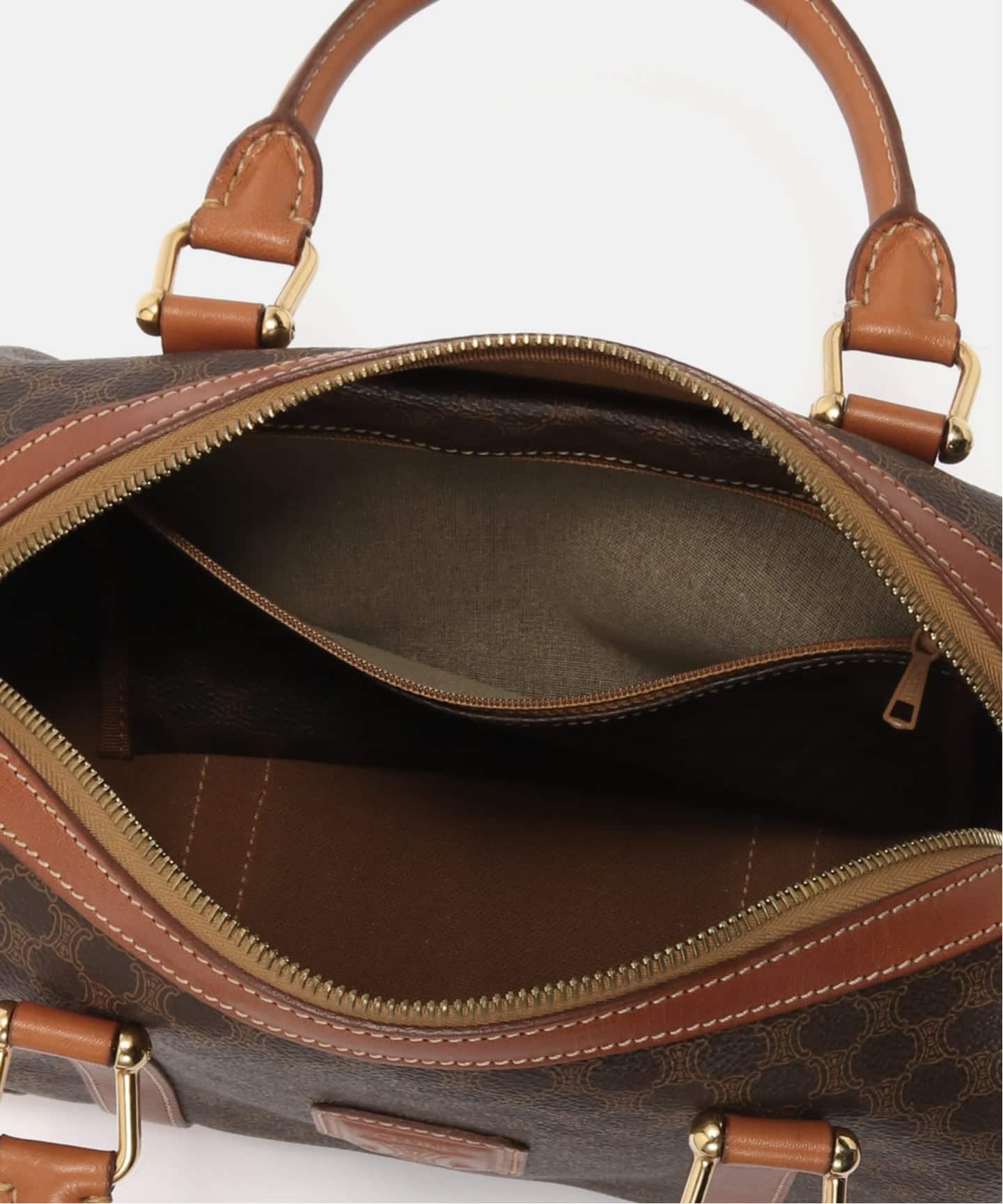 VINTAGE CELINE/セリーヌ】マカダム ボストンバッグ 25（ボストン