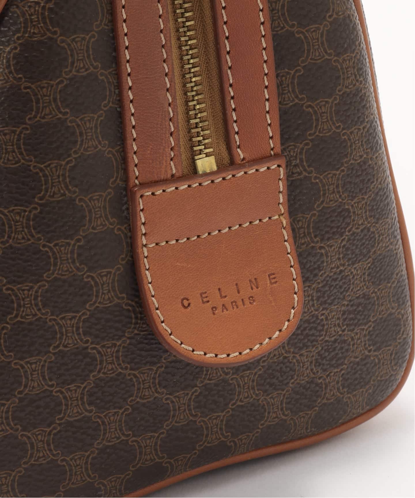 VINTAGE CELINE/セリーヌ】マカダム ボストンバッグ 25（ボストン