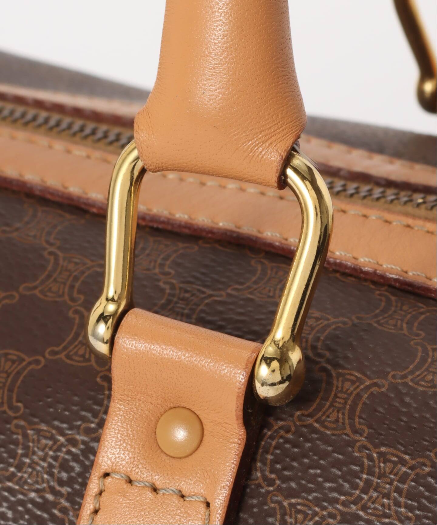 VINTAGE CELINE/セリーヌ】マカダム ボストンバッグ 30（ボストン
