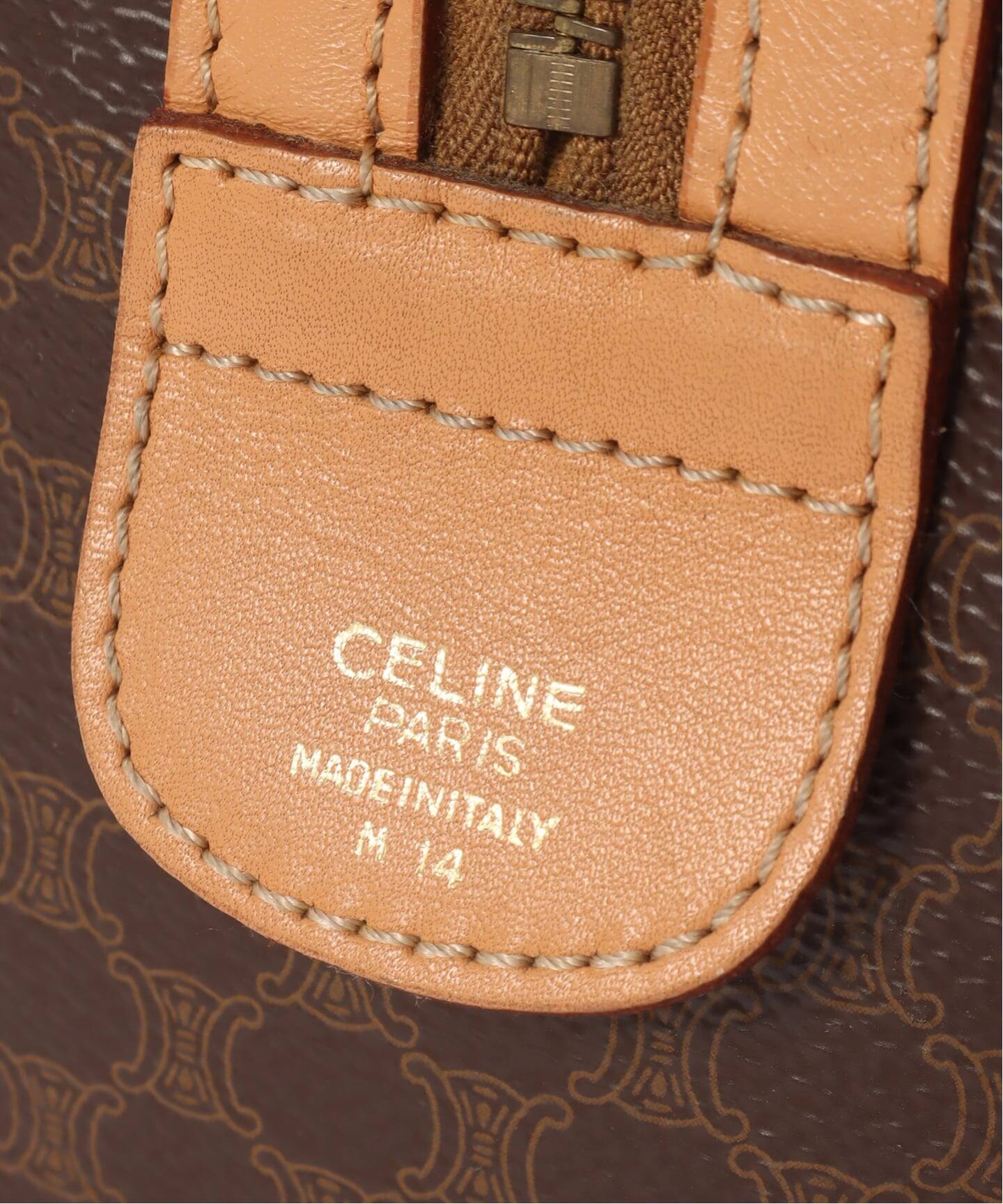 VINTAGE CELINE/セリーヌ】マカダム ボストンバッグ 30（ボストン