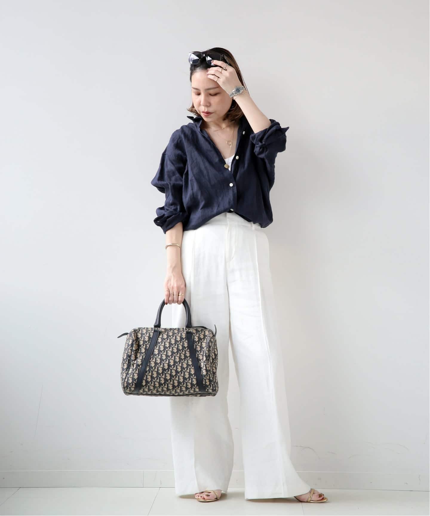 VINTAGE DIOR/ディオール 】ボストンバッグ 30 trotter（ボストン