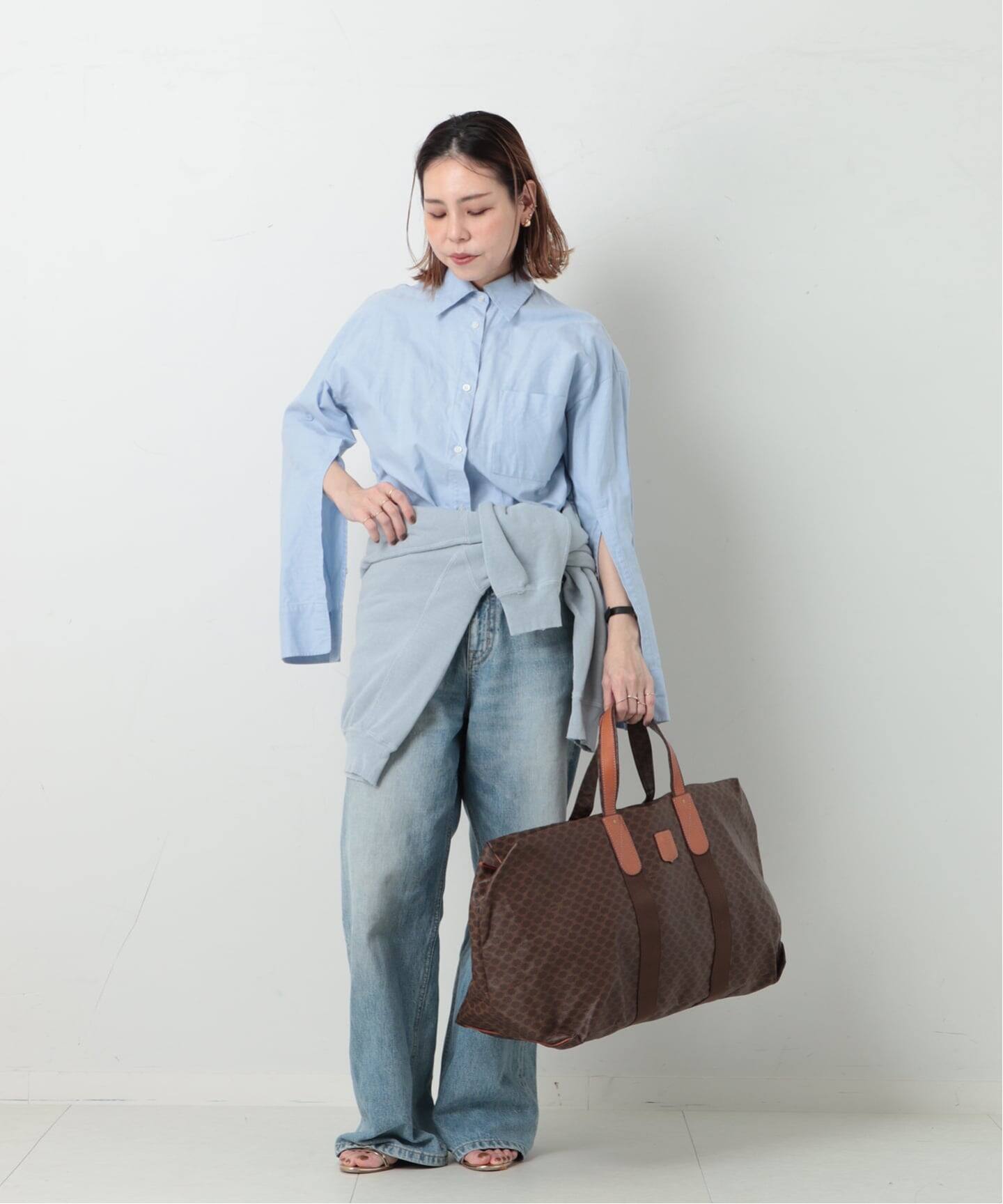 VINTAGE CELINE/セリーヌ】macadam ボストンバッグ large（ボストン
