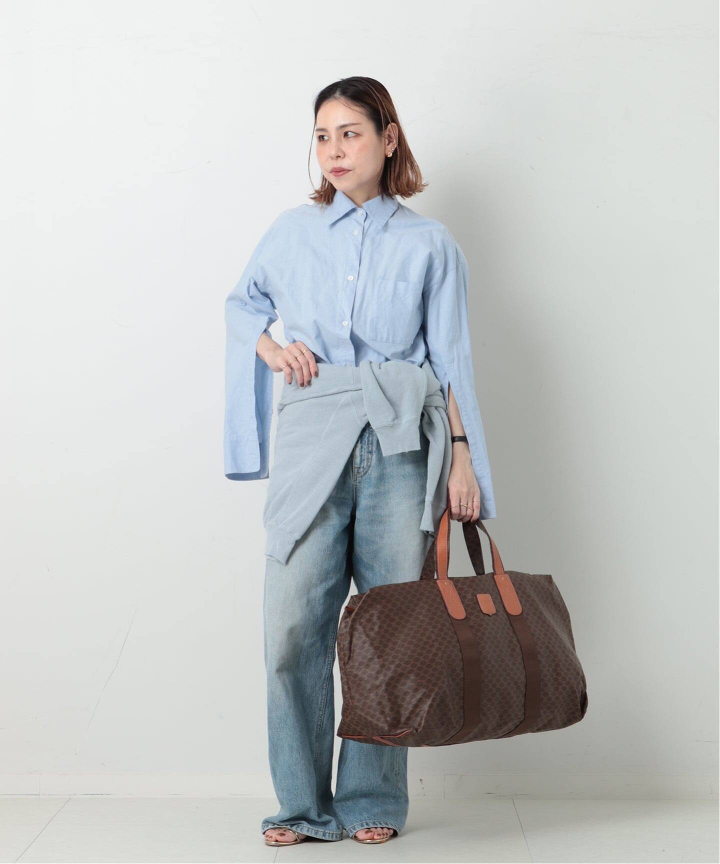 VINTAGE CELINE/セリーヌ】macadam ボストンバッグ large（ボストン