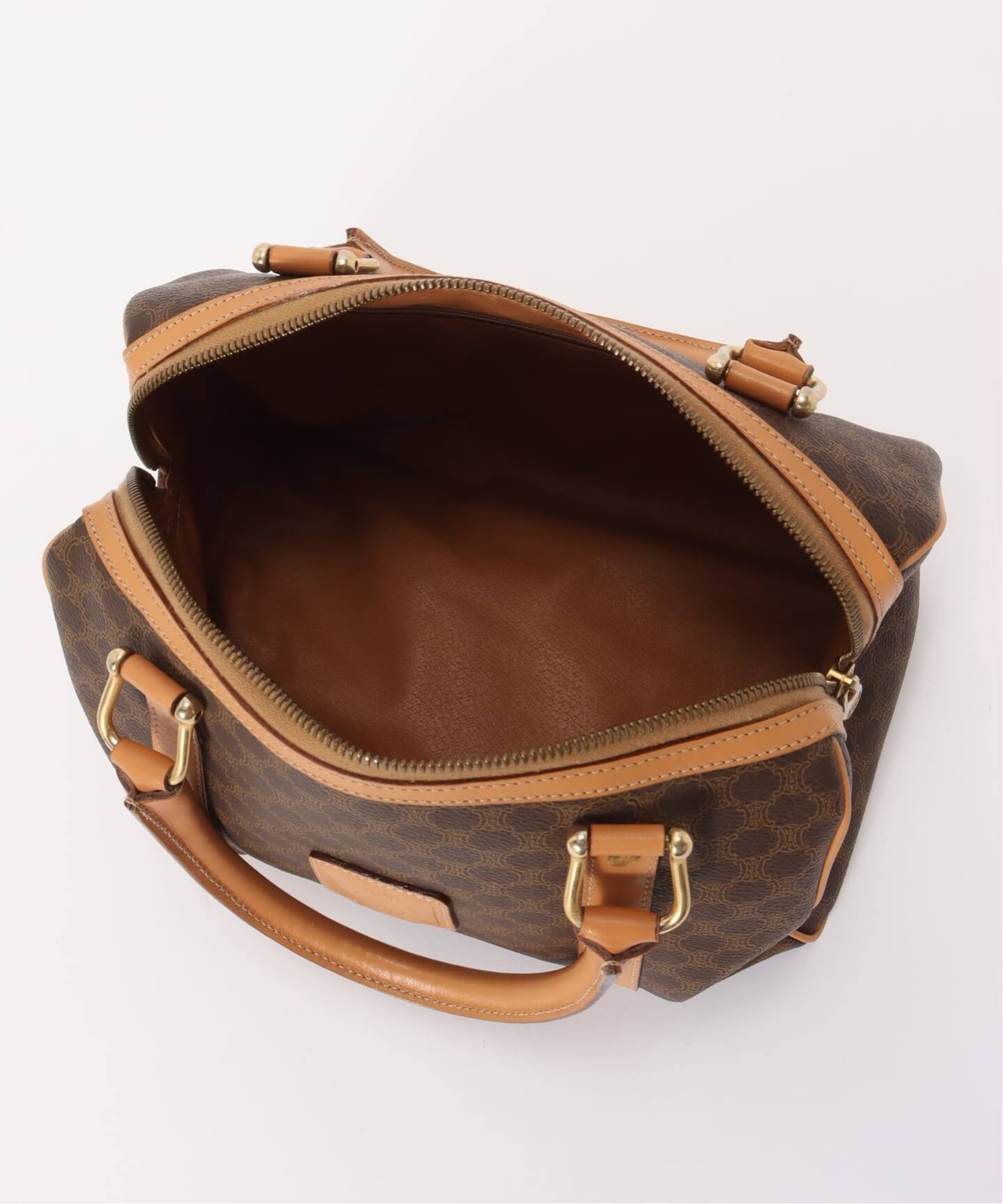 VINTAGE CELINE/セリーヌ】マカダム ボストンバッグ 25（ボストン