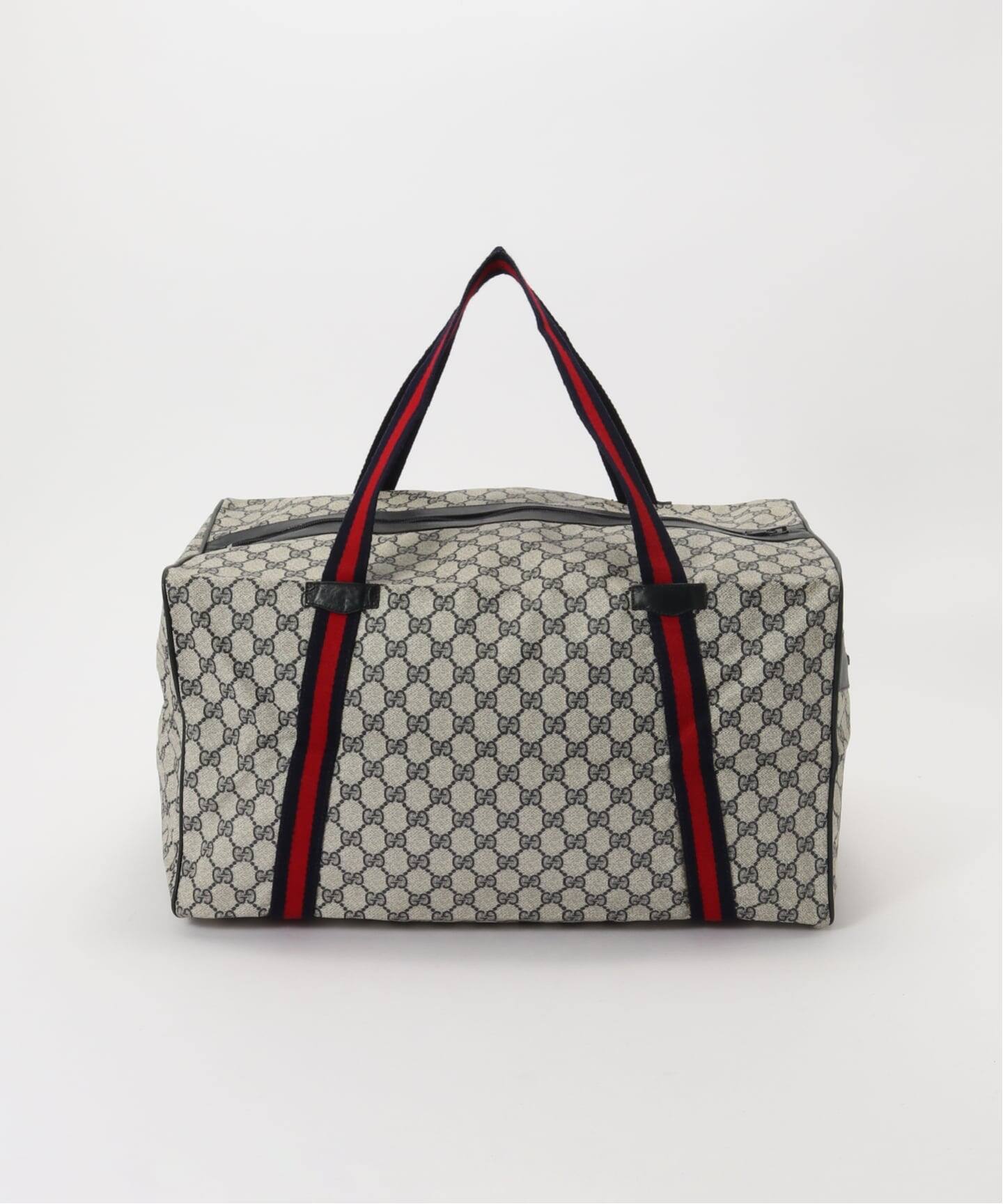 VINTAGE GUCCI/グッチ】ボストンバッグ gg web（ボストンバッグ