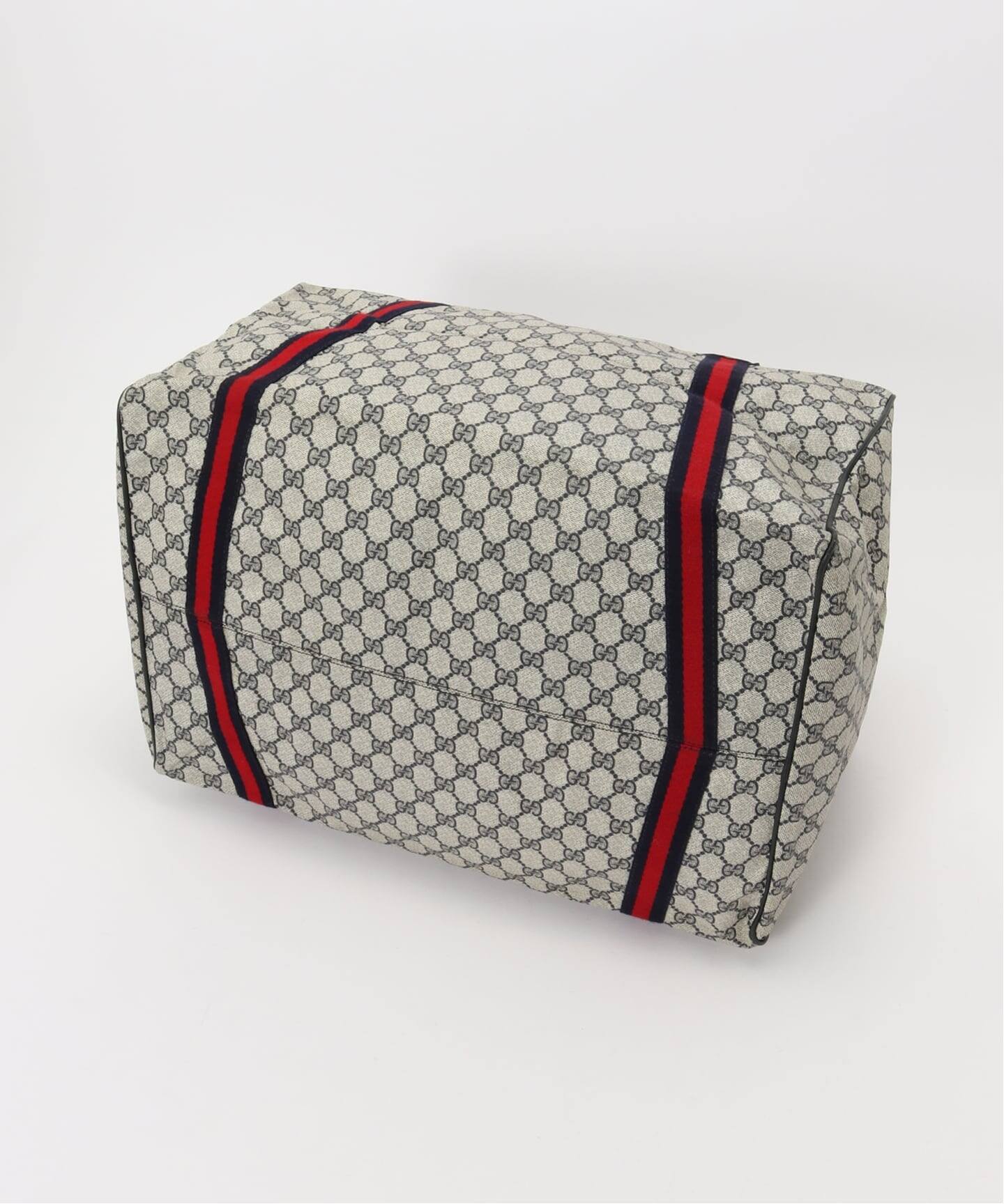 VINTAGE GUCCI/グッチ】ボストンバッグ gg web（ボストンバッグ