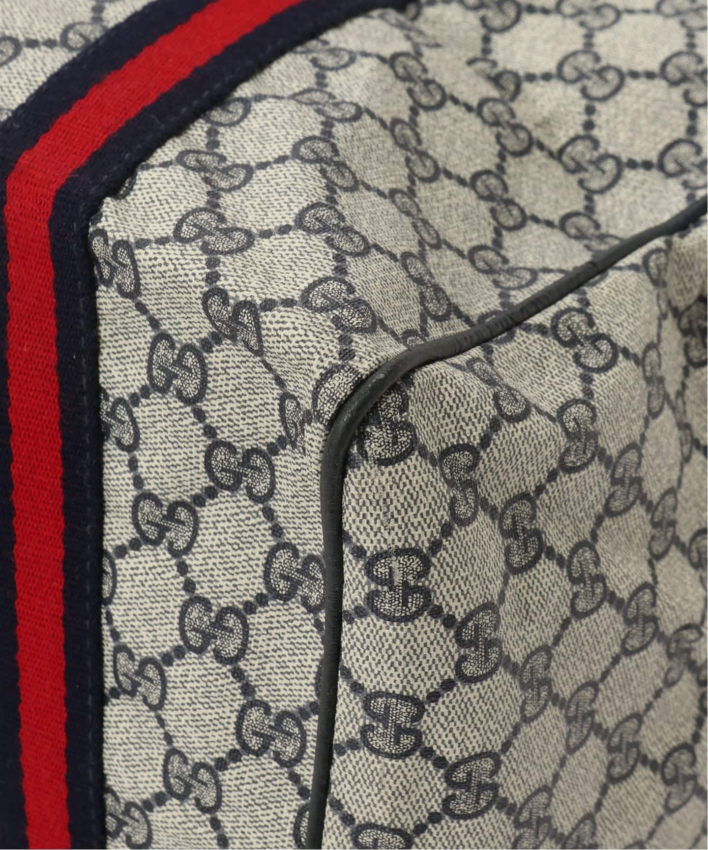 VINTAGE GUCCI/グッチ】ボストンバッグ gg web（ボストンバッグ