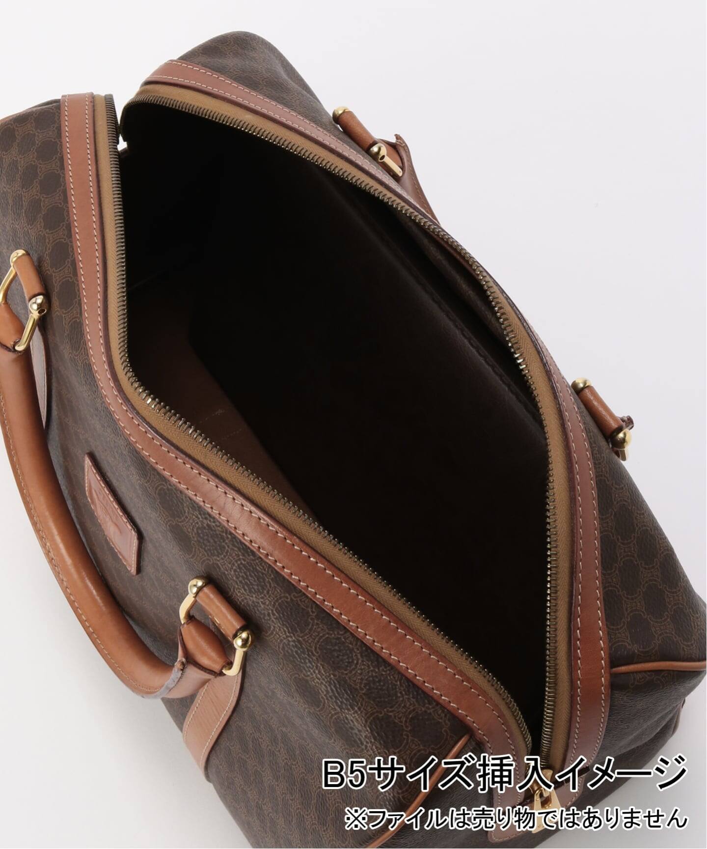 VINTAGE CELINE/セリーヌ】macadam ボストンバッグ 35（ボストン