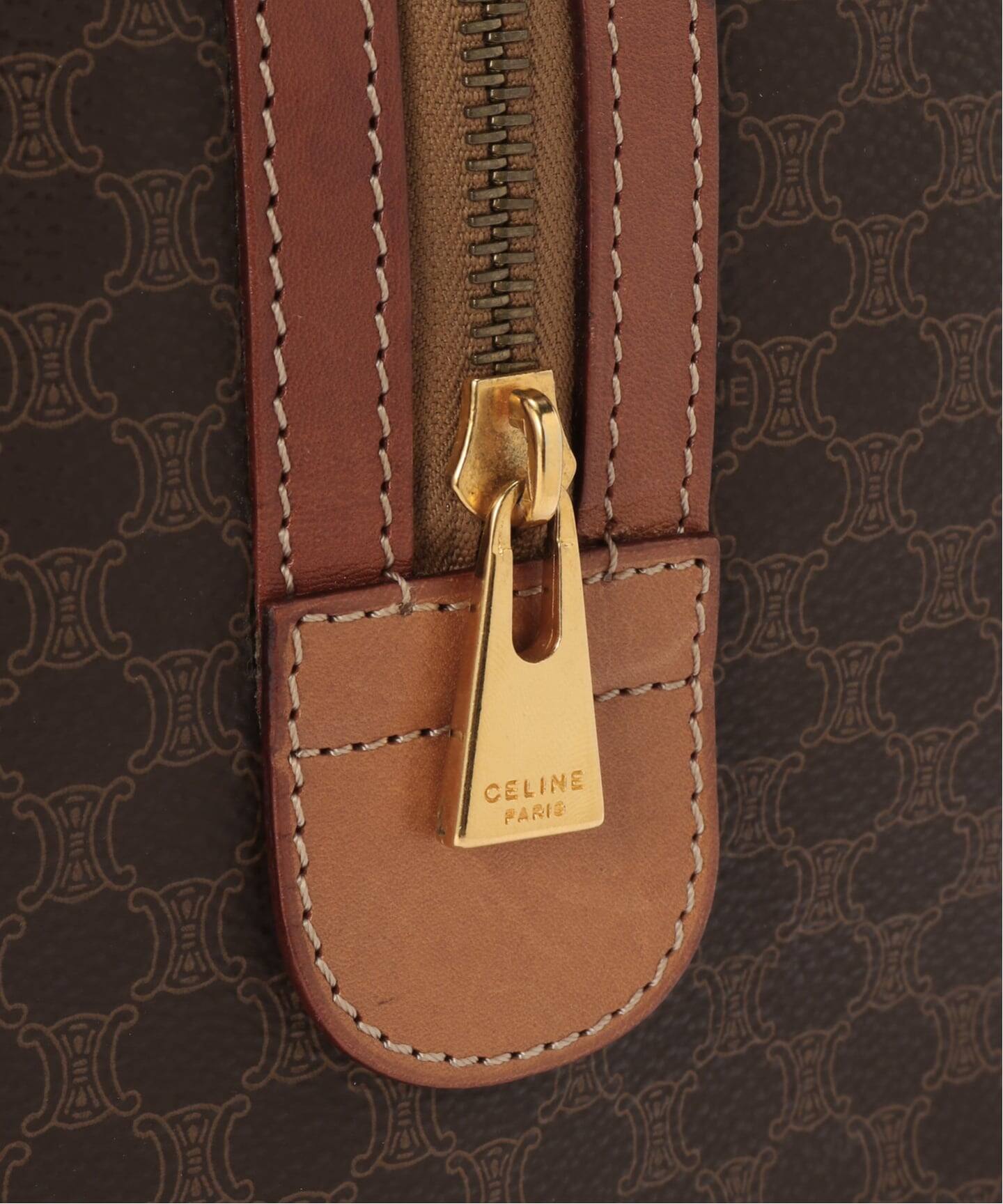 VINTAGE CELINE/セリーヌ】macadam ボストンバッグ 35（ボストンバッグ