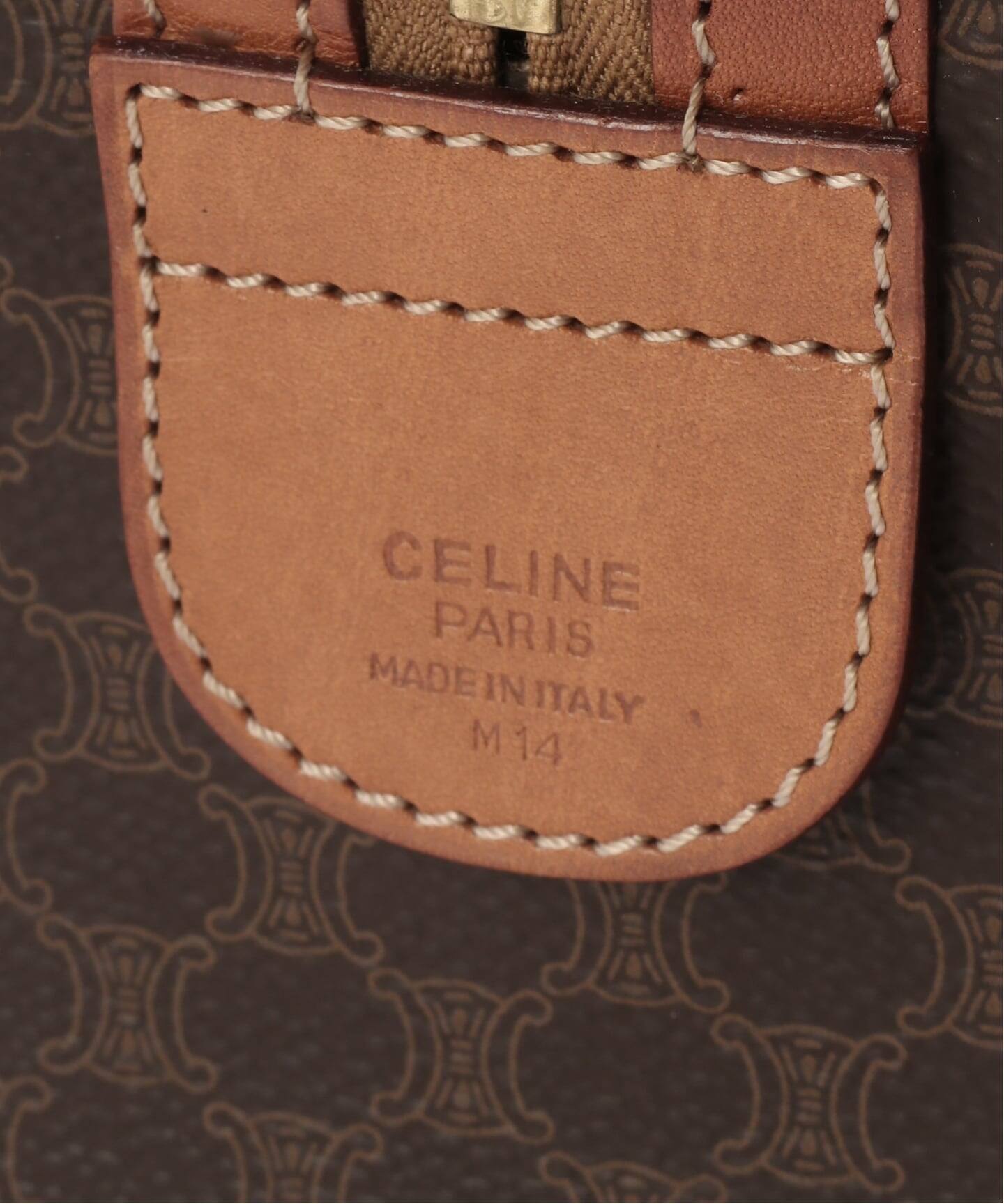 VINTAGE CELINE/セリーヌ】macadam ボストンバッグ 35（ボストンバッグ