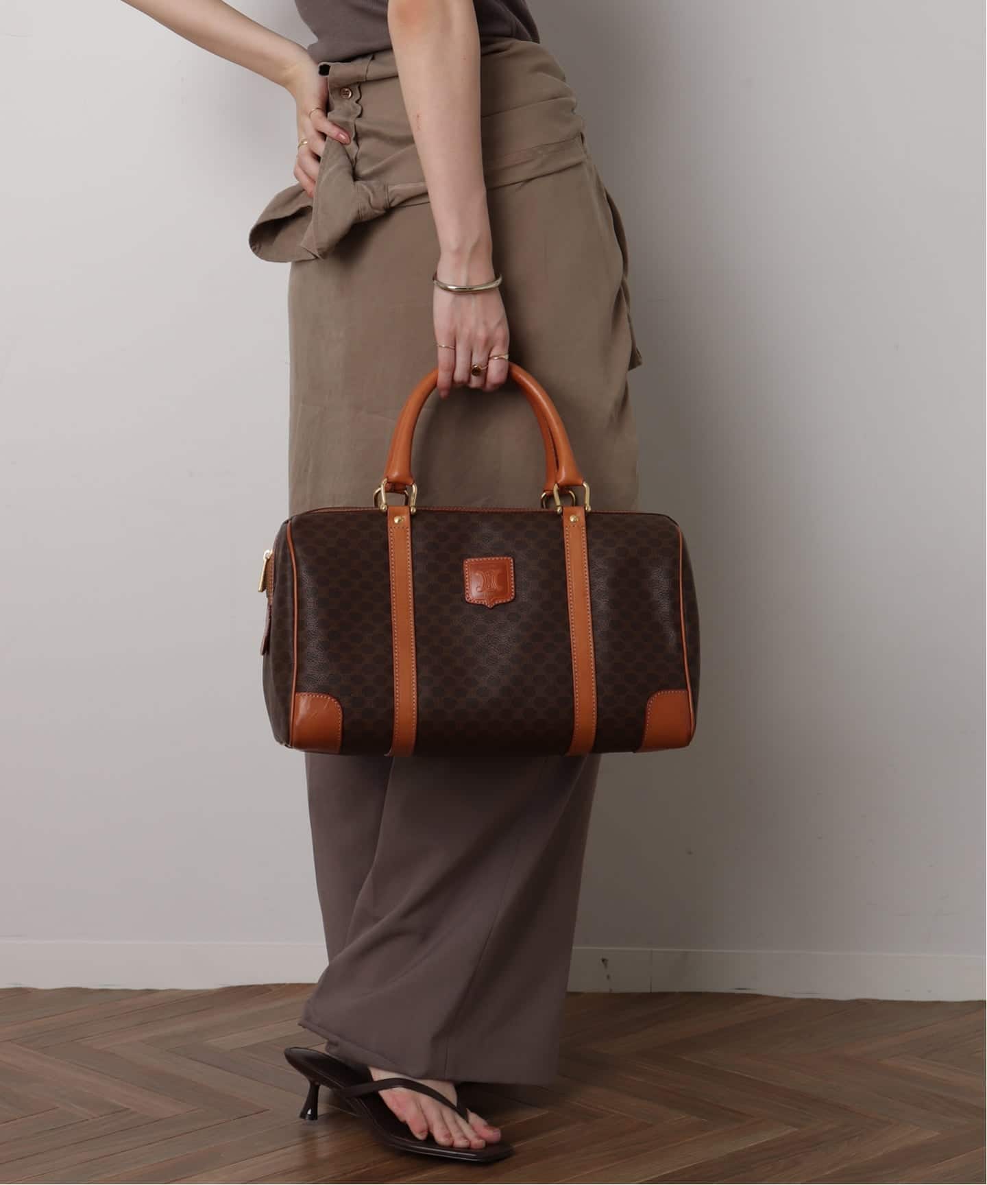 セリーヌ　ボストン　ヴィンテージ CELINE - 【ヴィンテージ】セリーヌ ボストンバッグの通販 by