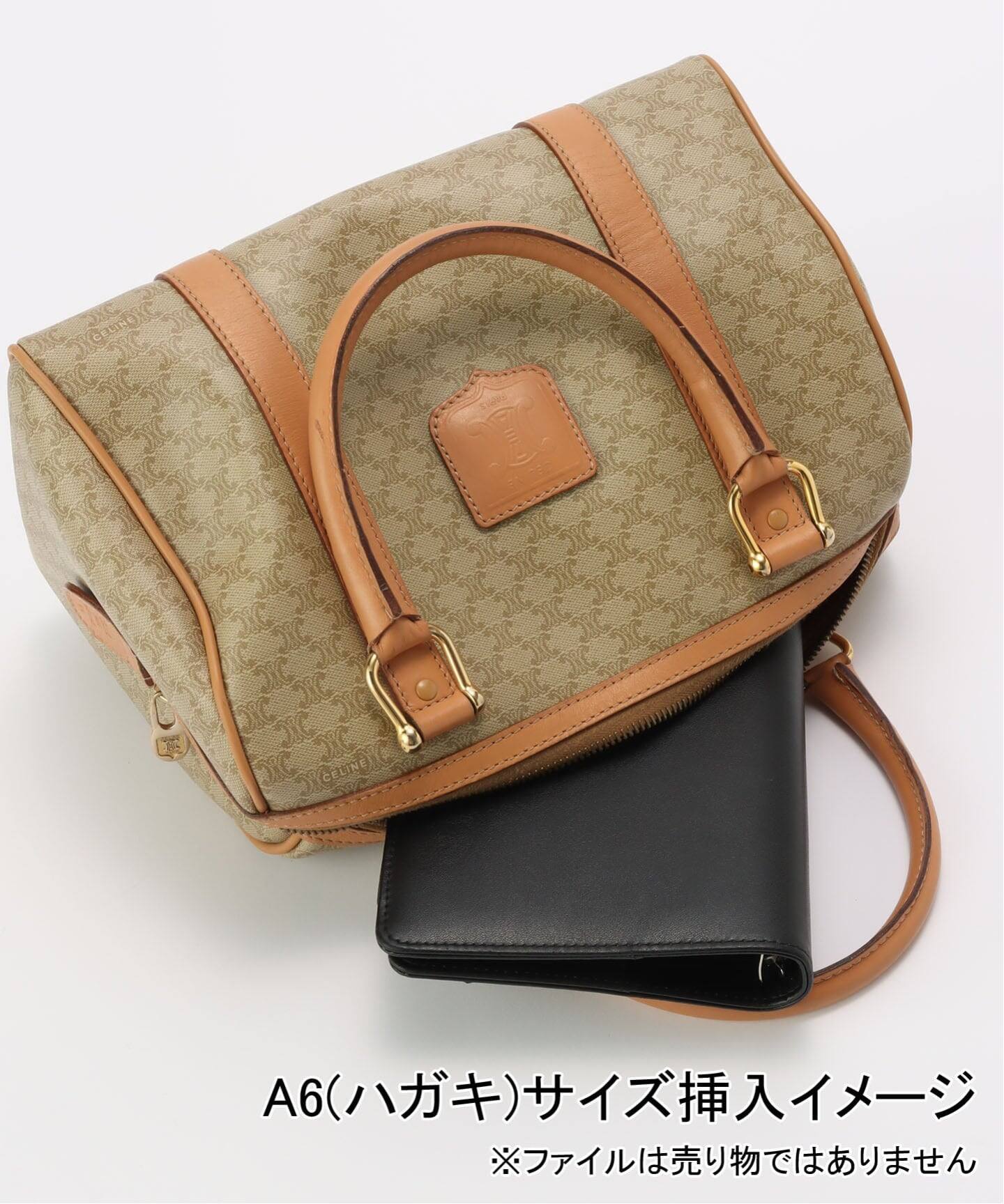 セリーヌ　vintage バック VINTAGE CELINE/セリーヌ】macadam ボストンバッグ 35（ボストン