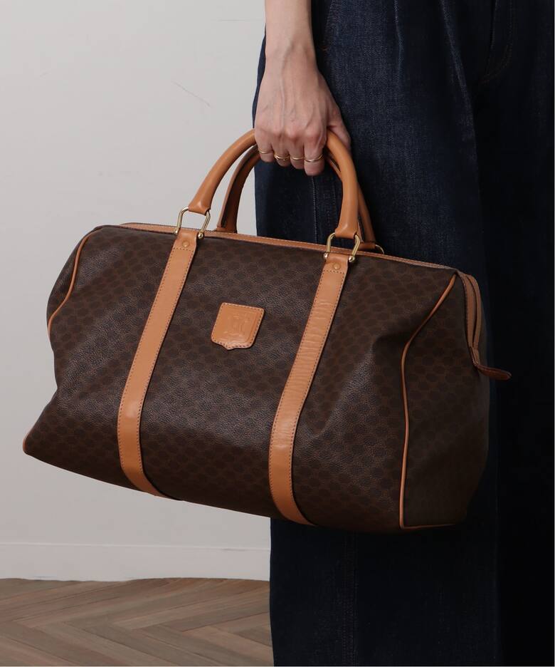 VINTAGE CELINE/セリーヌ】macadam ボストンパック（ボストンバッグ 