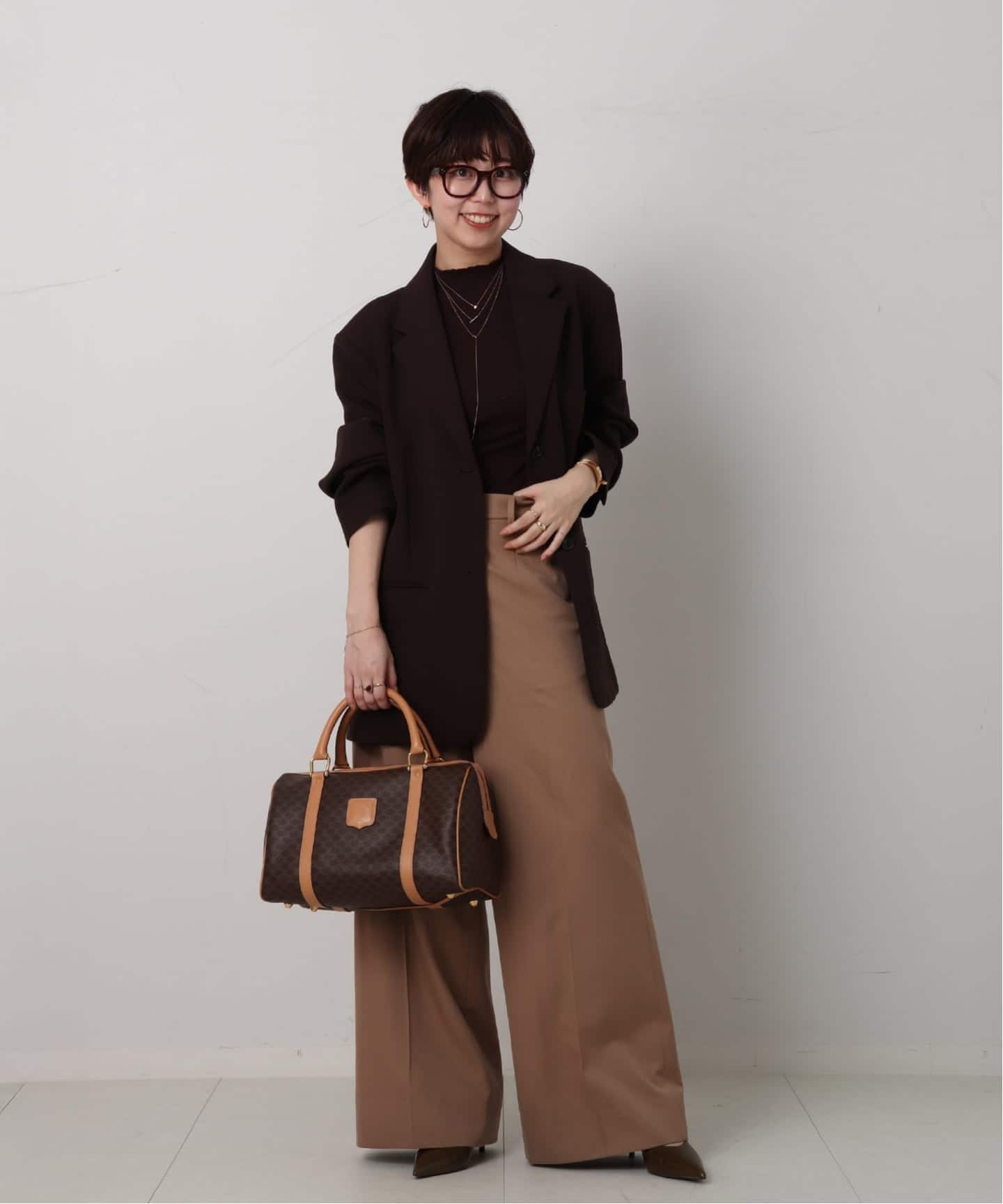 VINTAGE CELINE/セリーヌ】macadam ボストンバッグ 31（ボストンバッグ