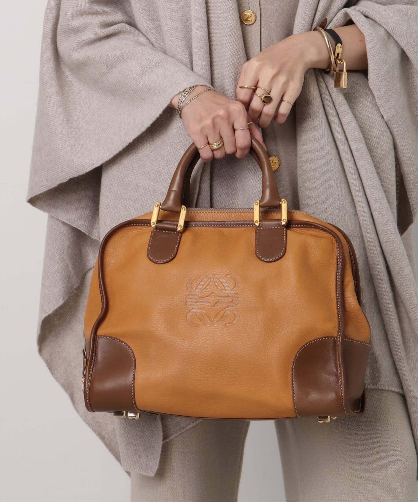 VINTAGE LOEWE/ロエベ】ボストンバッグ anagram（ボストンバッグ 