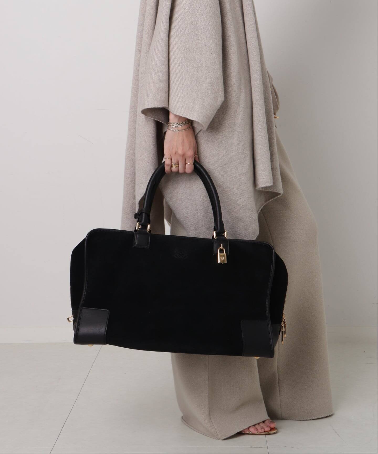 VINTAGE LOEWE/ロエベ】Amazona 44 suede（ボストンバッグ