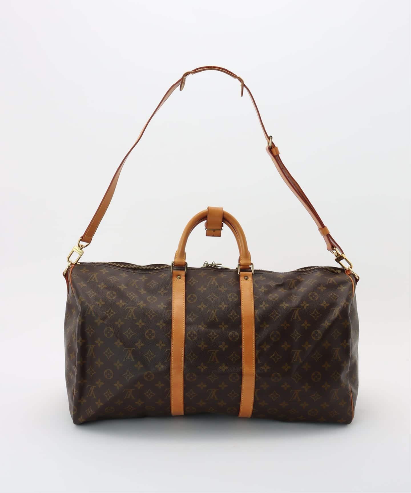 【ヴィンテージ】Louis Vuitton ボストンバッグ 55 エクレール社 Louis Vuitton Monogram Keepall Bandouliere 55 Boston Duffle