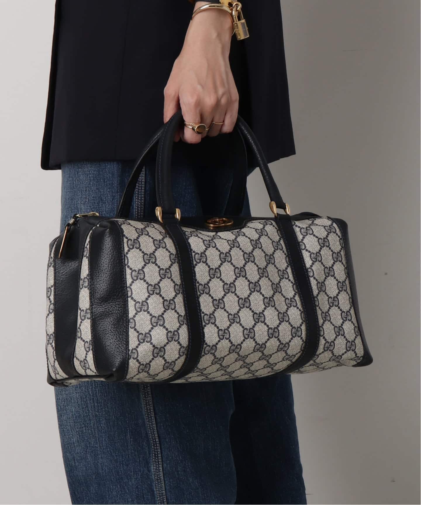 Gucci ボストンバッグ GGパターン GUCCI GGパターン ボストンバッグ STORES.jp（ストアーズドット
