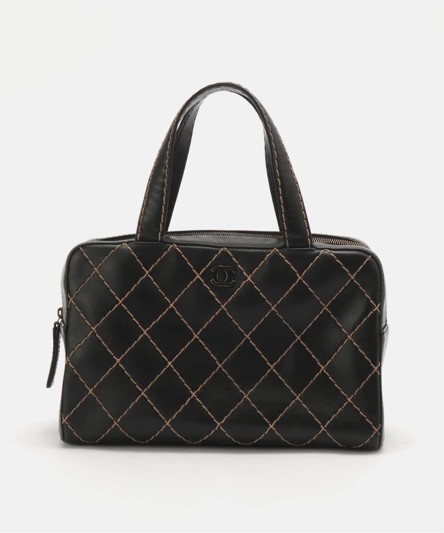 VINTAGE CHANEL/シャネル】Wild stitch ボストンバッグ（ボストン