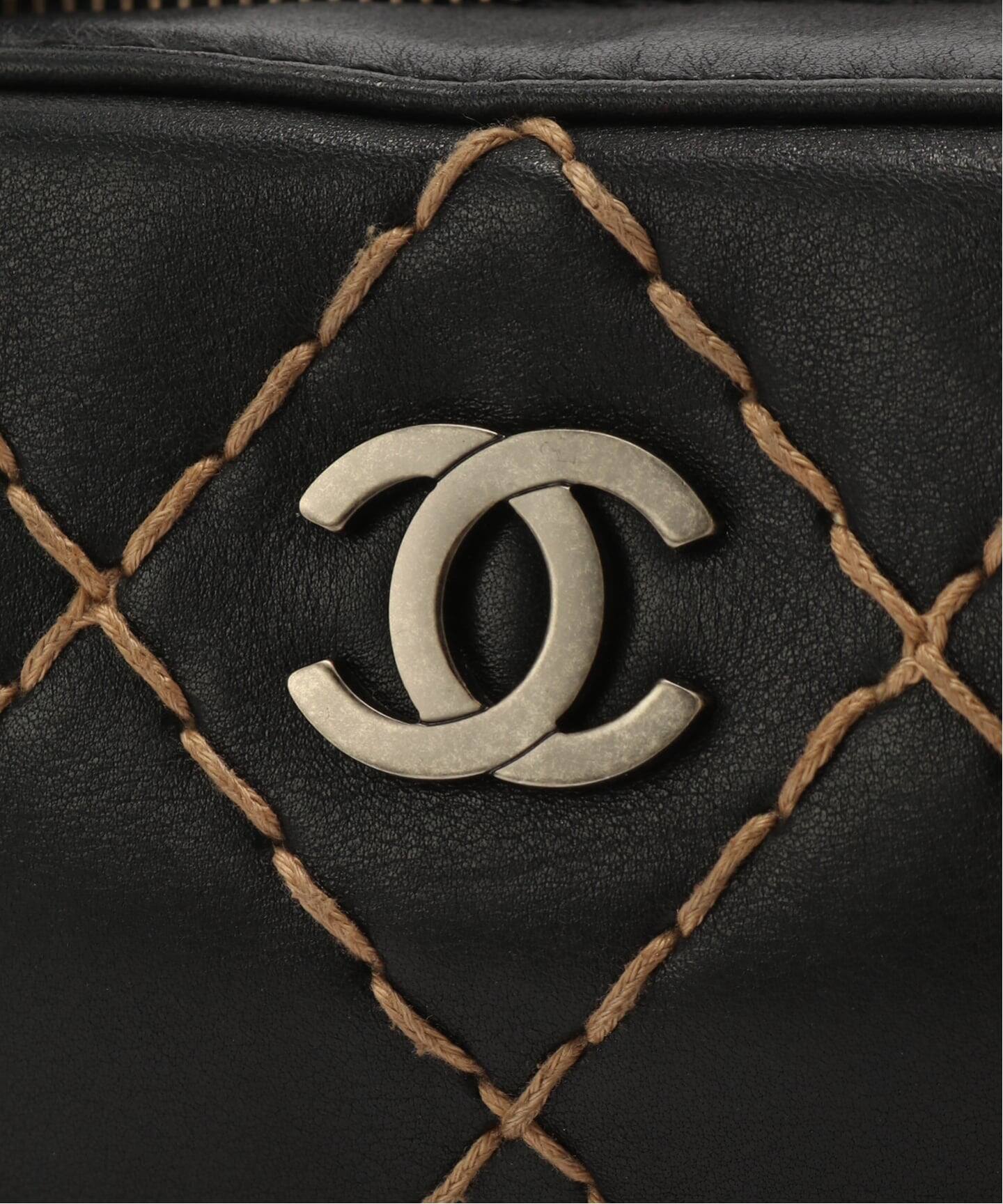 VINTAGE CHANEL/シャネル】Wild stitch ボストンバッグ