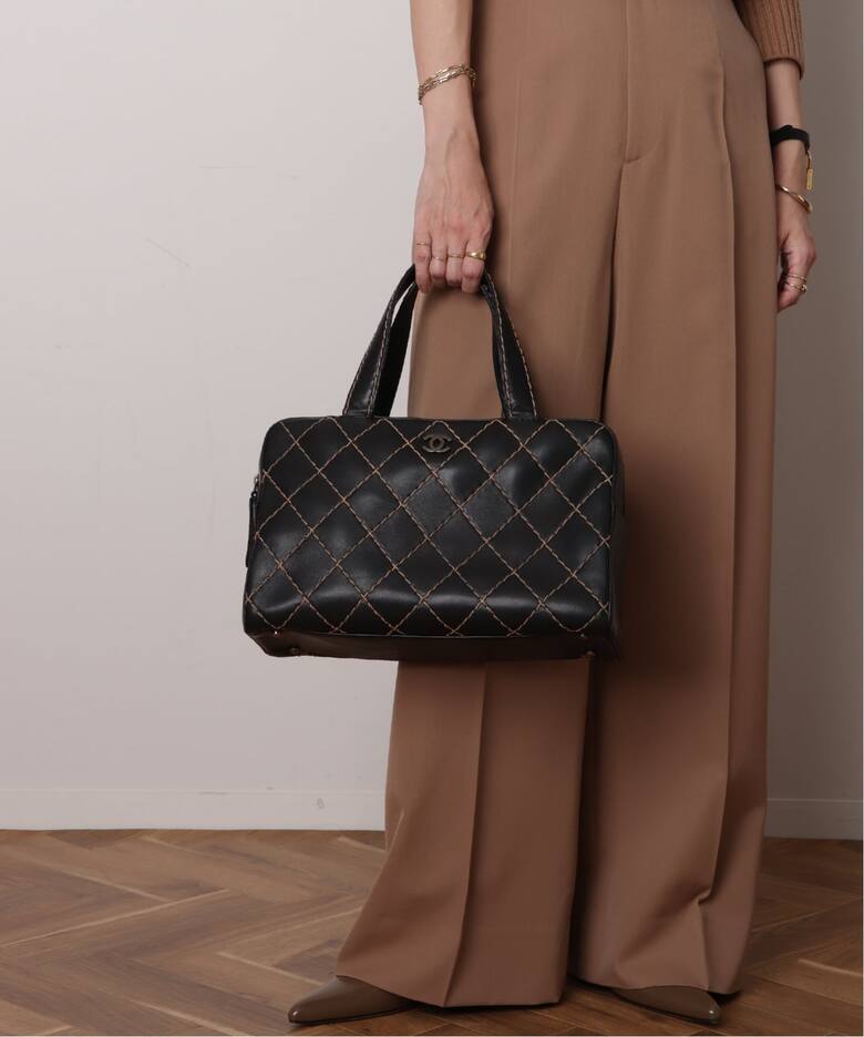 VINTAGE CHANEL/シャネル】Wild stitch ボストンバッグ（ボストン 