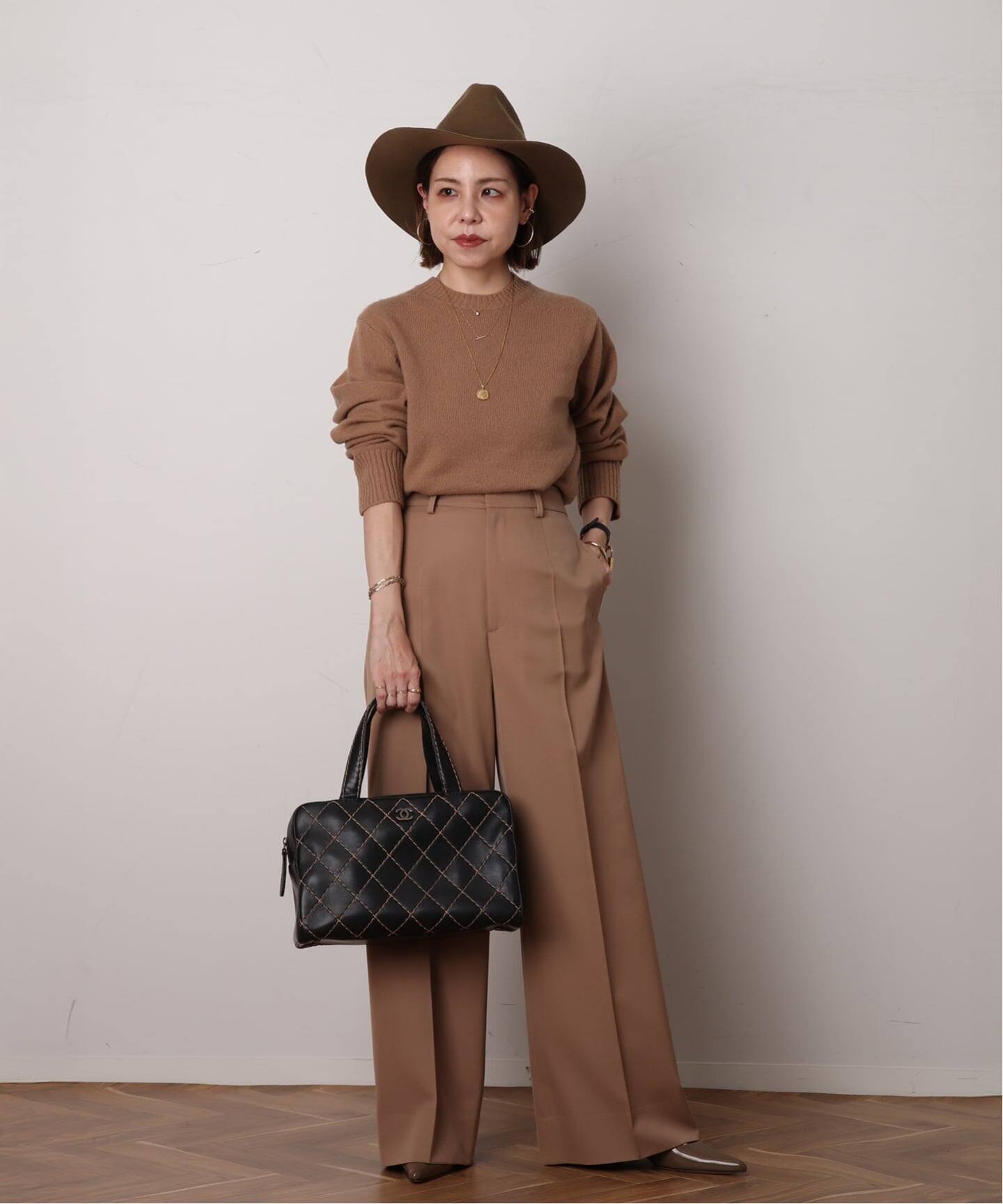 美品　CHANEL ベージュ ボストンバッグ ベージュ系 CHANEL(シャネル) ボストンバッグ(レディース