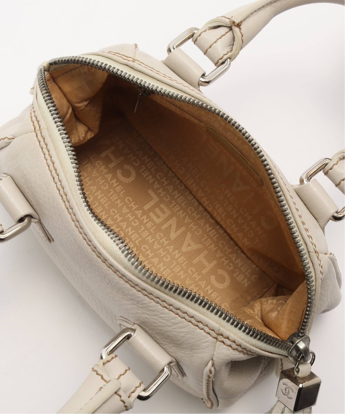 VINTAGE CHANEL/シャネル】タッセル ミニボストンバッグ
