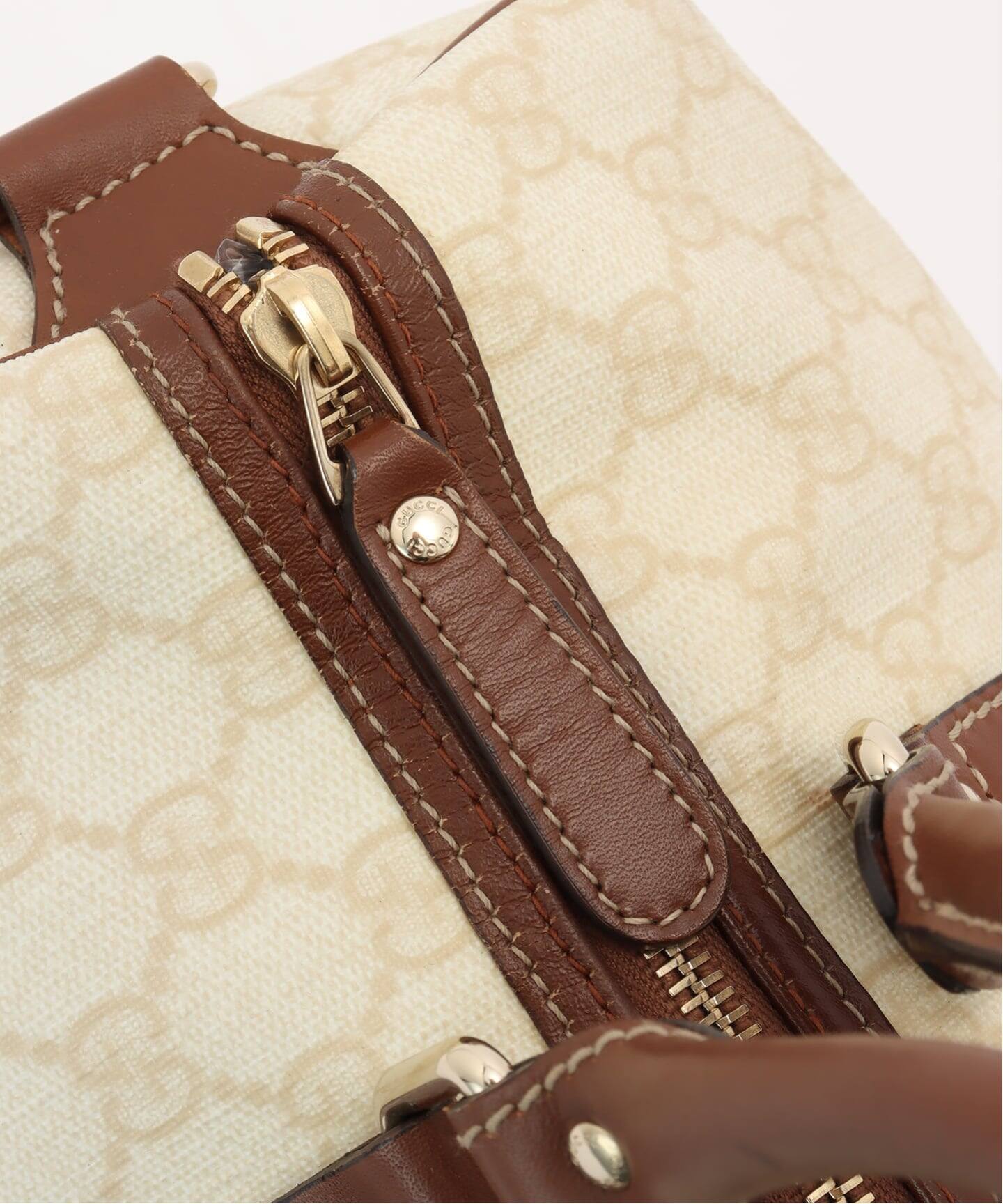 VINTAGE GUCCI /グッチ】ボストンバッグ gg（ボストンバッグ