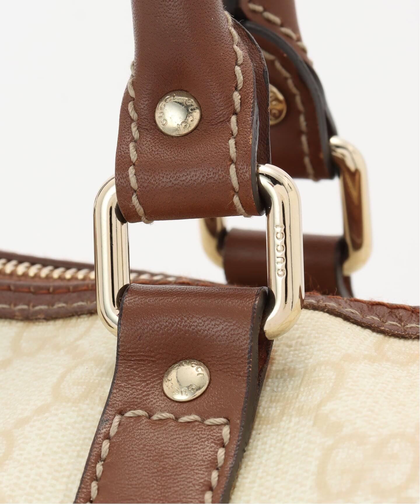 VINTAGE GUCCI /グッチ】ボストンバッグ gg（ボストンバッグ