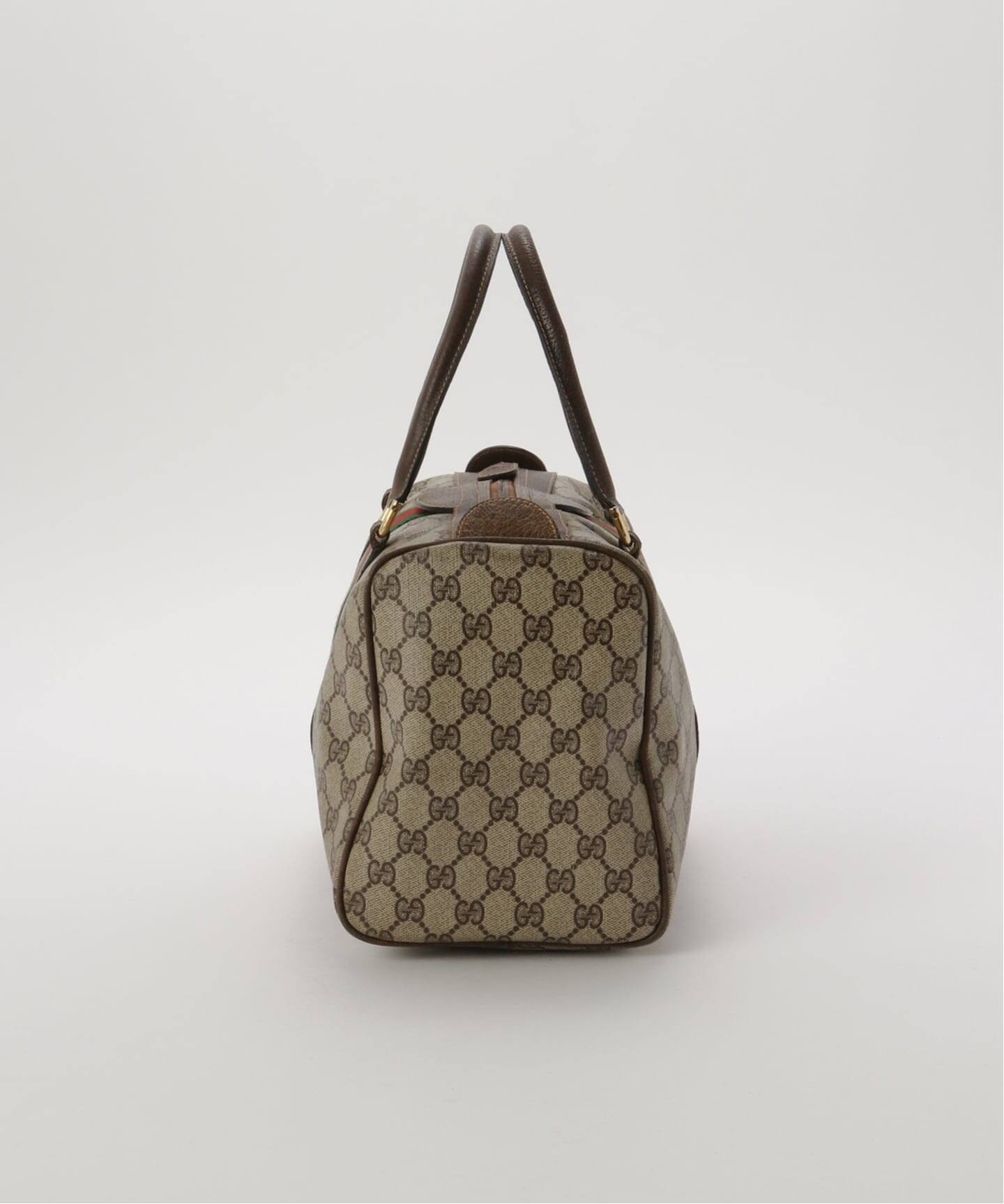 VINTAGE GUCCI /グッチ】ボストンバッグ gg web（ボストンバッグ