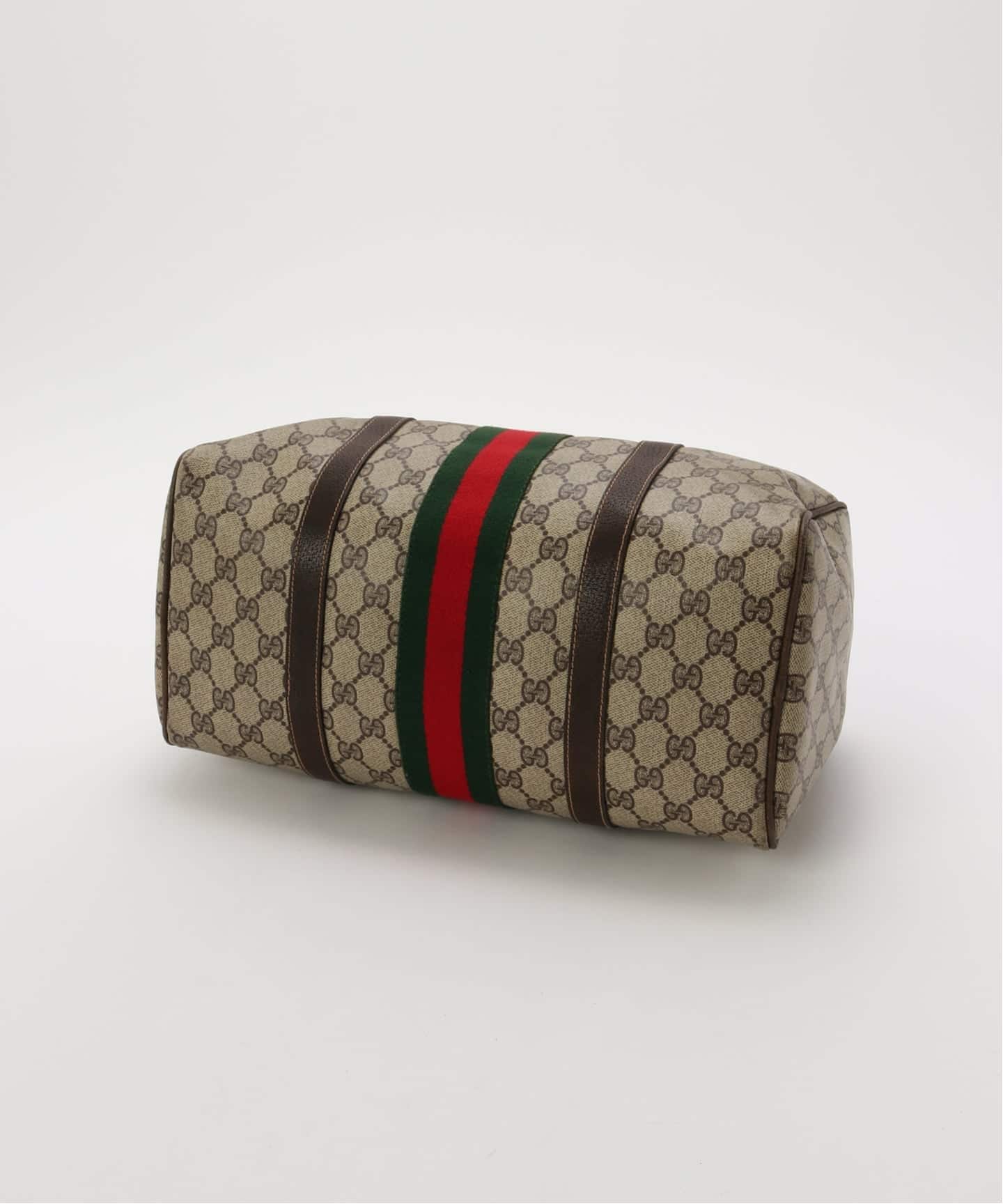 VINTAGE GUCCI /グッチ】ボストンバッグ gg web（ボストンバッグ