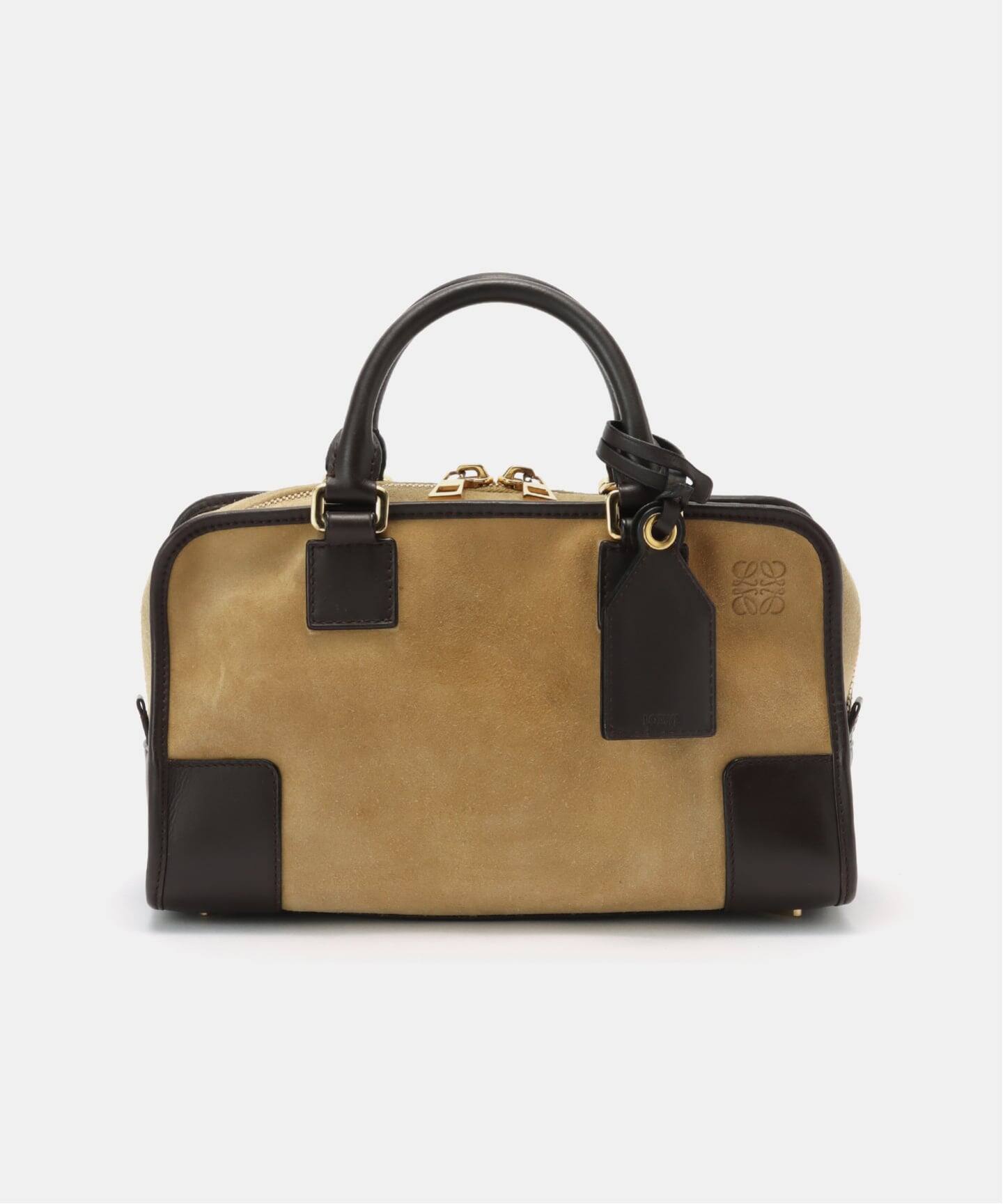 VINTAGE LOEWE/ロエベ】 Amazona 28 2way sued（ボストンバッグ
