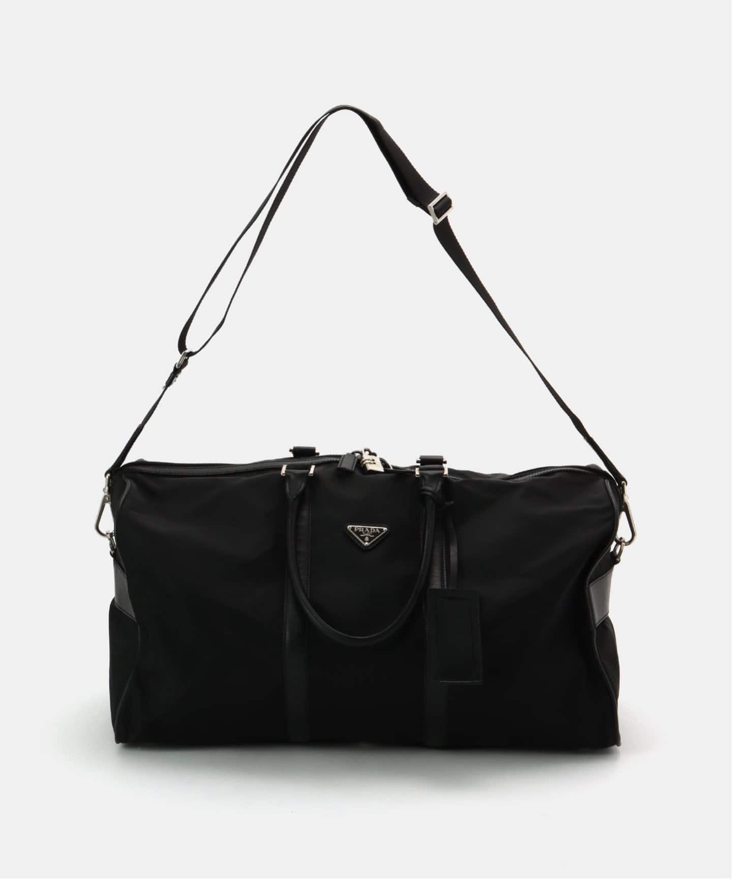 【PRADA】ボストン★ロック Large ナイロンBAG 2024-2025 AW PRADA(プラダ) ボストンバッグ(レディース) - 海外