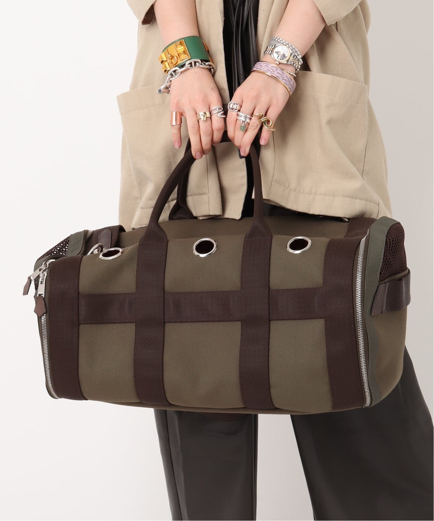 HERMES/エルメス】 Carrying bag for dogs ボストンバッグ（ボストン