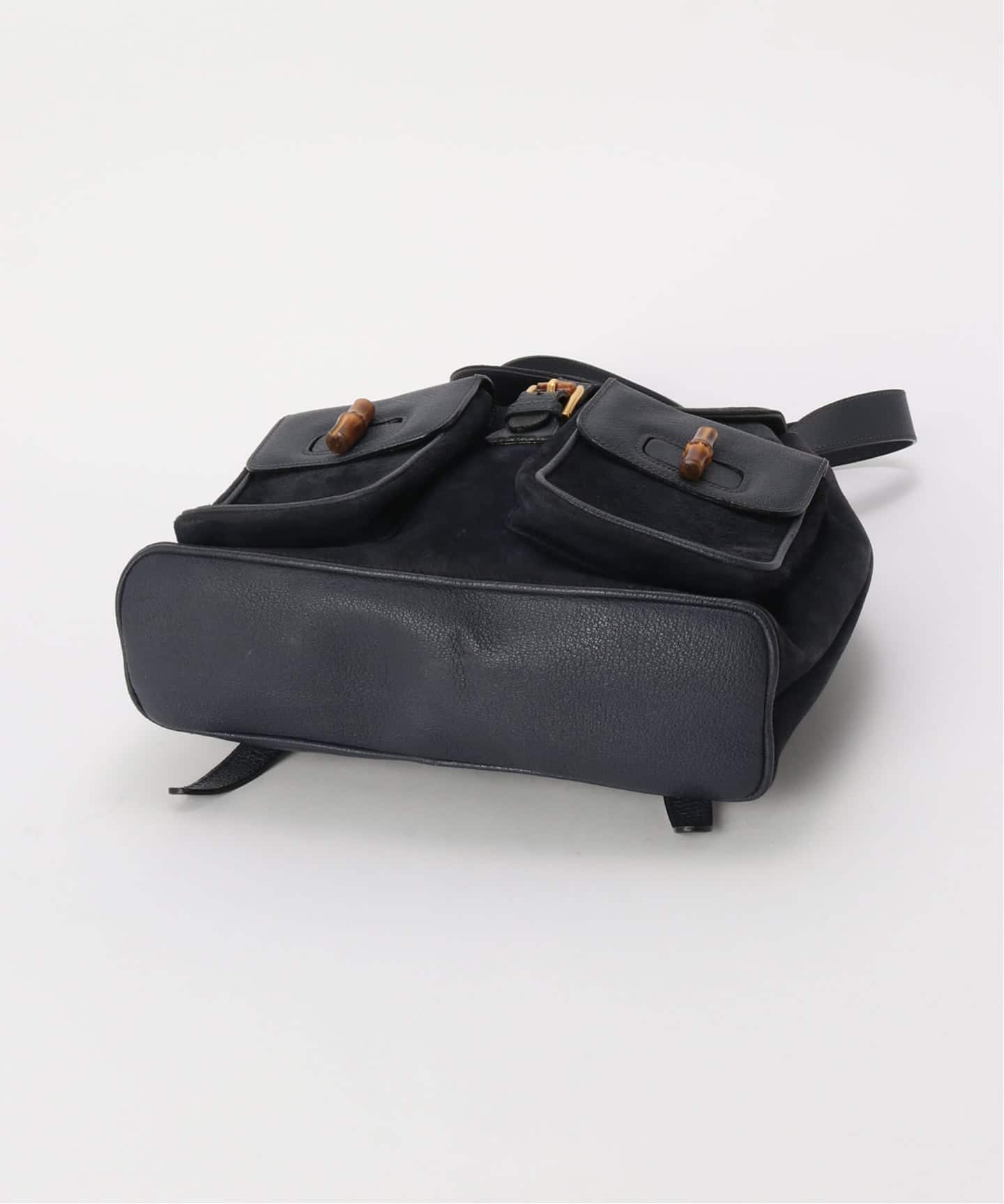 VINTAGE GUCCI/グッチ】Bamboo backpack suede（バックパック