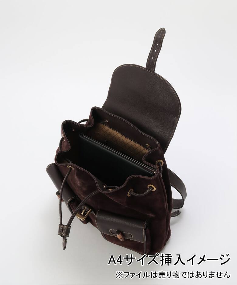 VINTAGE GUCCI/グッチ】Bamboo backpack suede（バックパック 