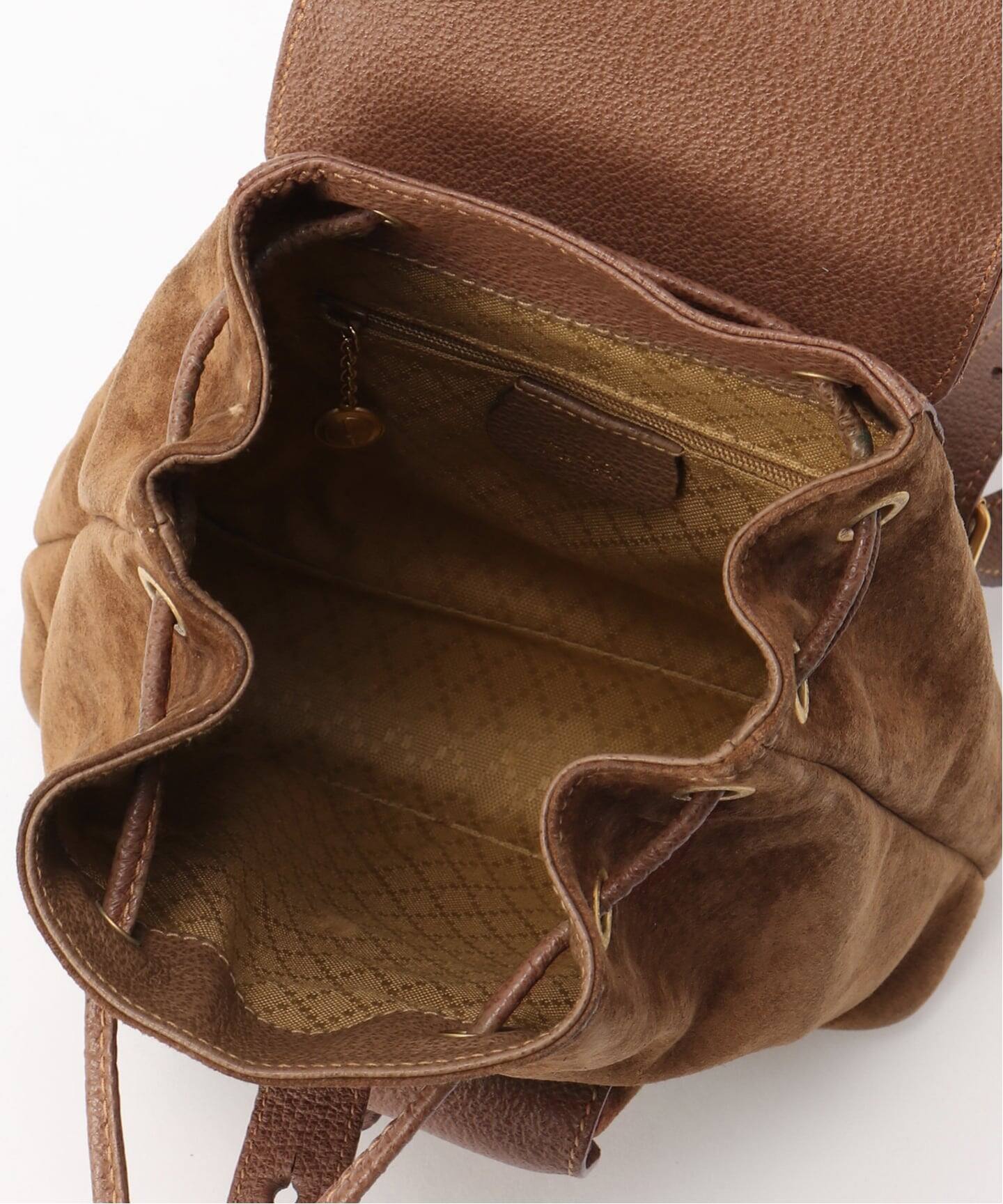 VINTAGE GUCCI/グッチ】 Bamboo バックパック ミニ suede（バック