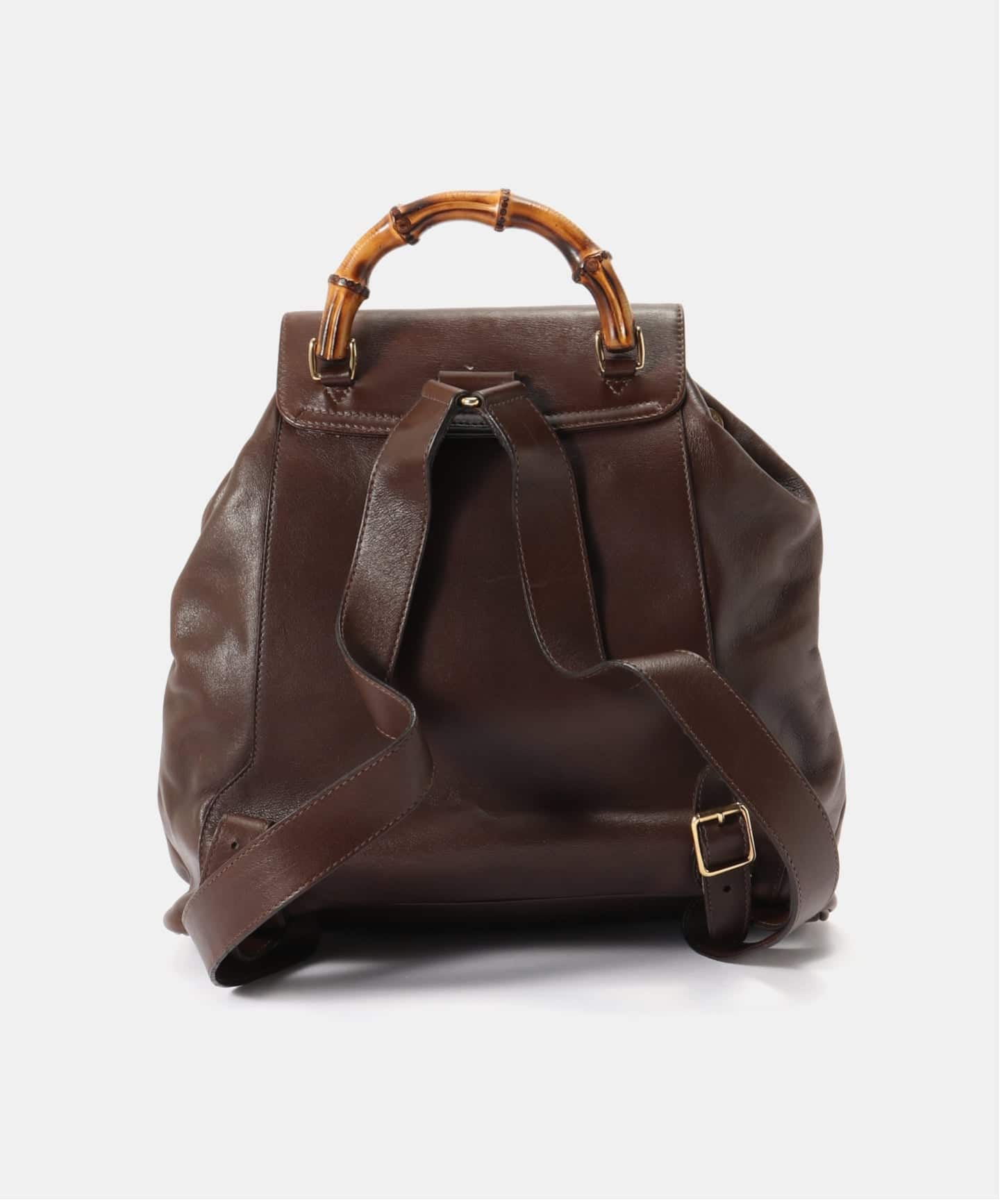 VINTAGE GUCCI/グッチ】Bamboo バックパック（バックパック／リュック