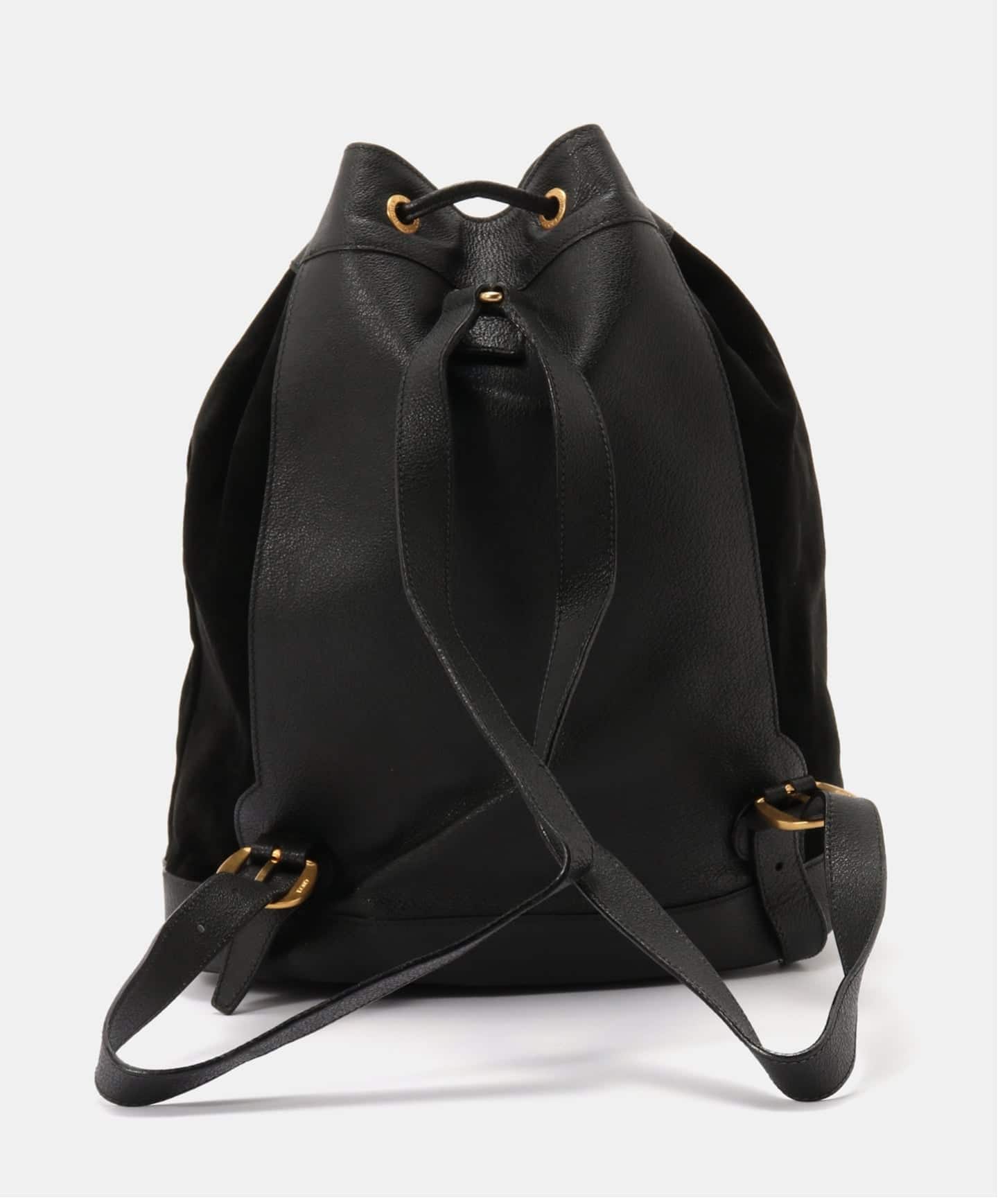 VINTAGE GUCCI/グッチ】Bamboo backpack suede（バックパック