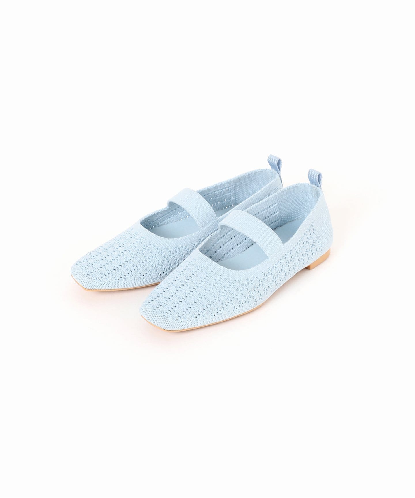 【美品】LE TALON ル・タロン　メリージェーン WEB限定》Le decore / ル デコレ knit メリージェーン（フラット