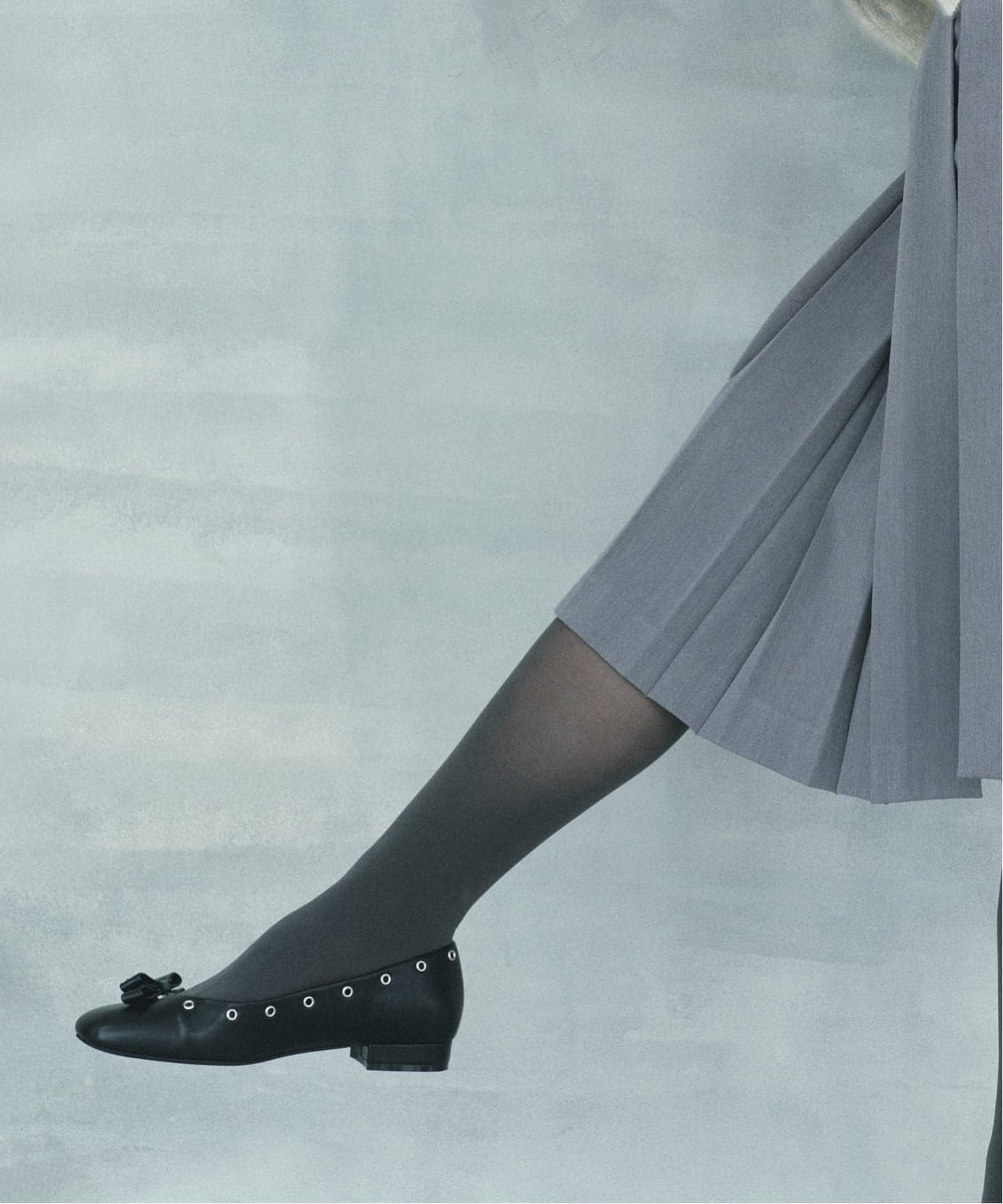 《WEB限定》SAKURA SAIGA×Le decore / ル デコレ eyelet ballerina