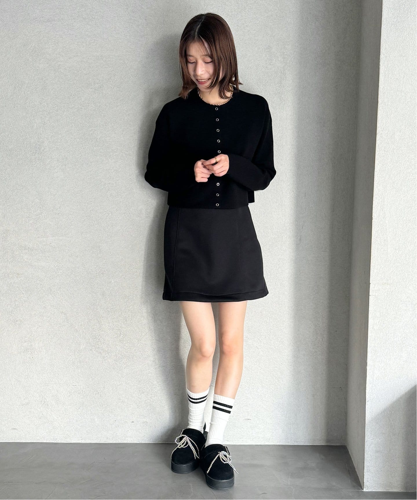 WEB限定》Le decore / ル デコレ sugar ribbonスリッポン（スリッポン