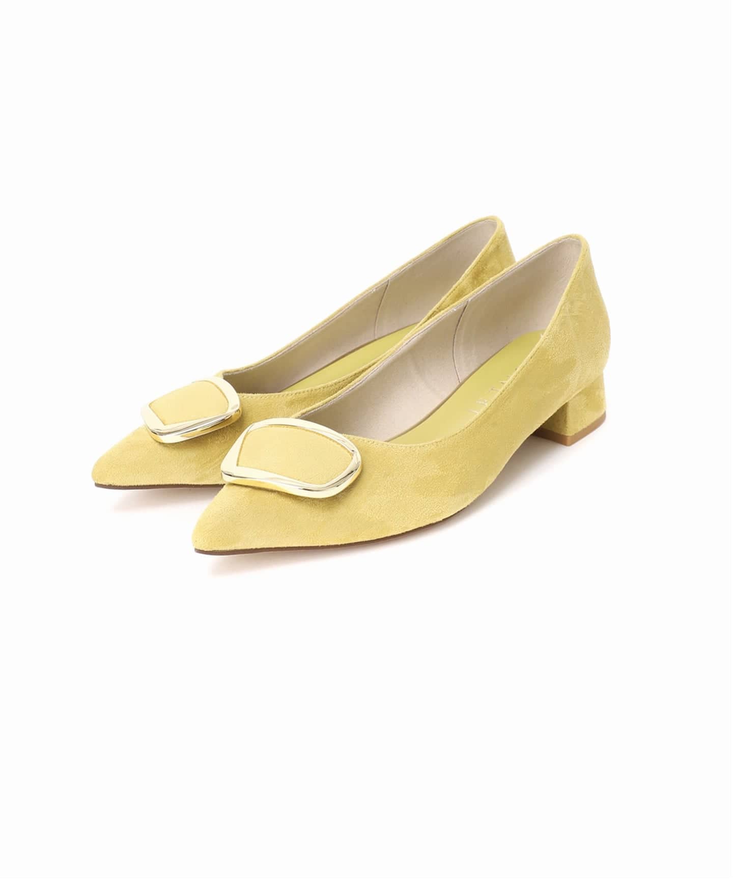 追加》3cmポインテッドニュアンスバックルパンプス（パンプス）｜LE