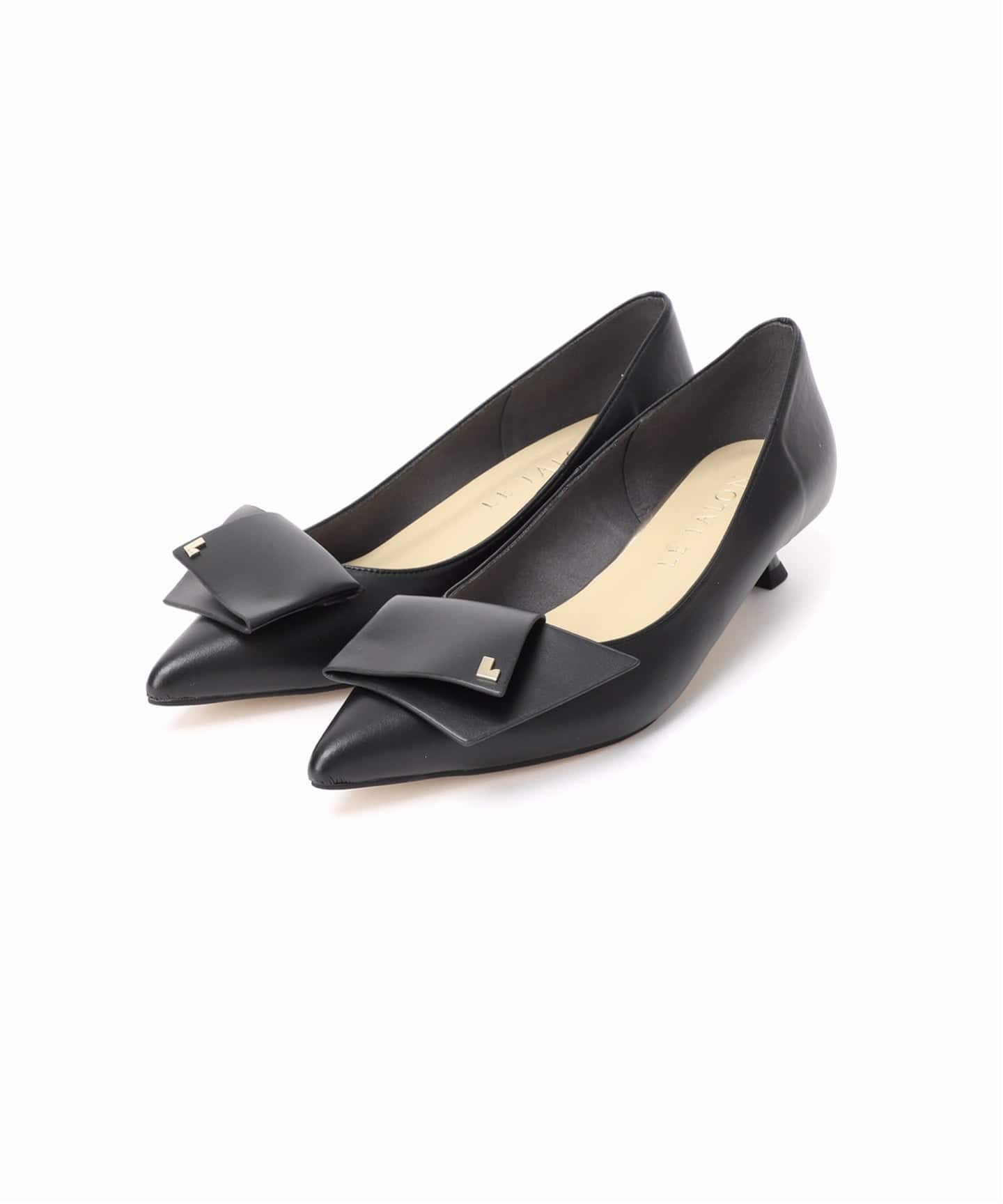 LE TALON ルタロン ポインテッドLモチーフパンプス 追加》3.5cmポインテッドLモチーフパンプス（パンプス）｜LE