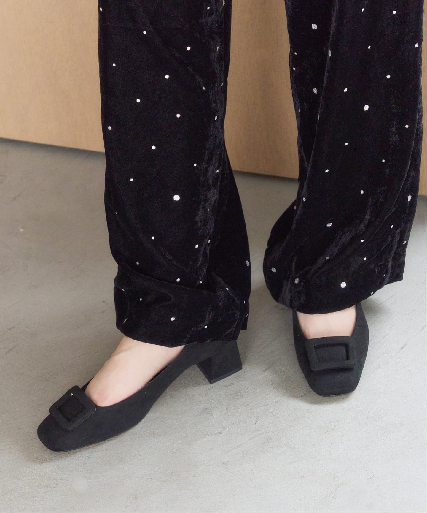 4.5cmスクエアバックルパンプス（パンプス）｜LE TALON（ル タロン）の